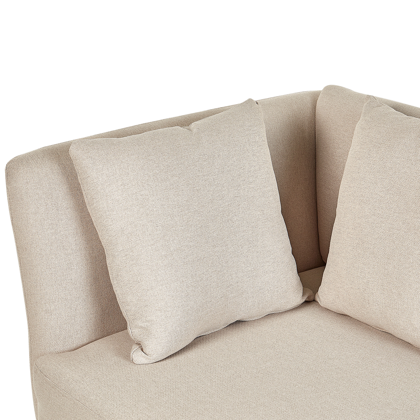 Chaiselongue Polsterbezug beige linksseitig RIOM