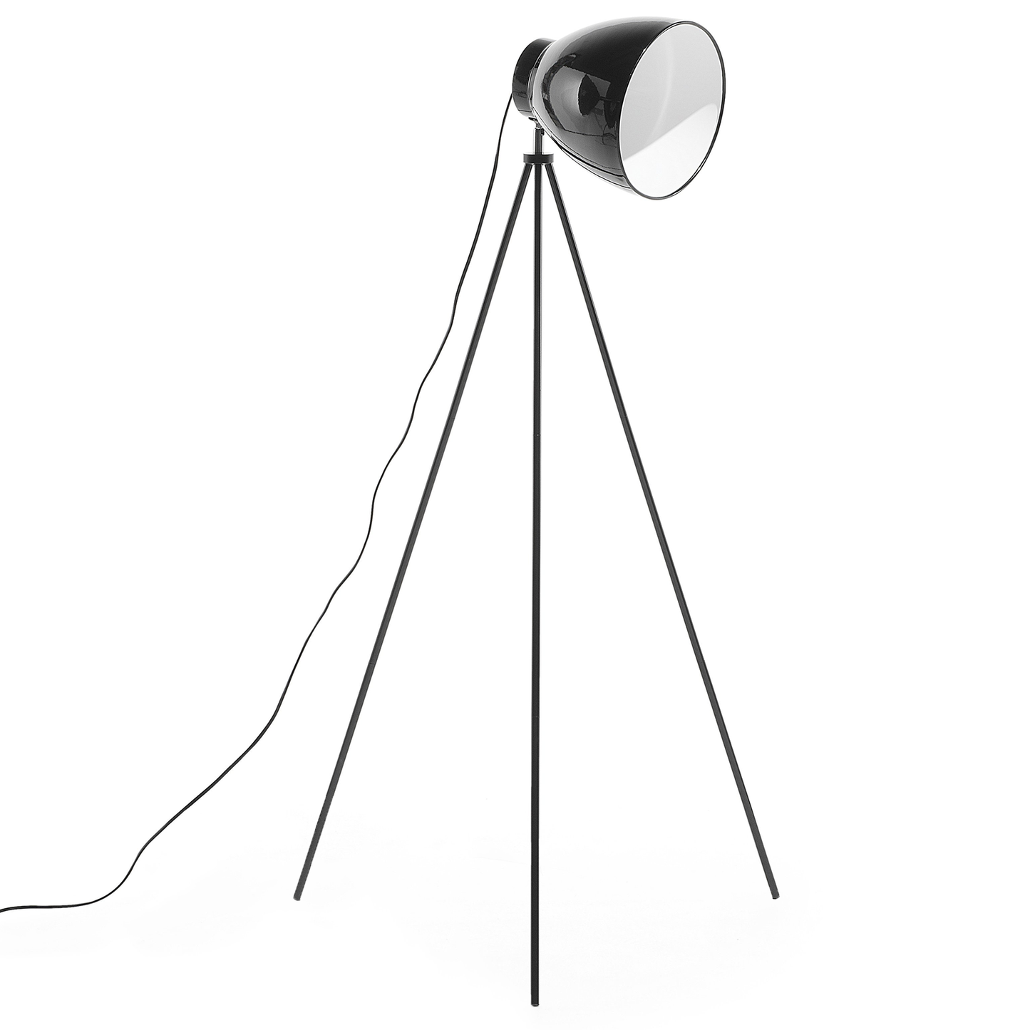 Stehlampe TAMEGA Metall Schwarz