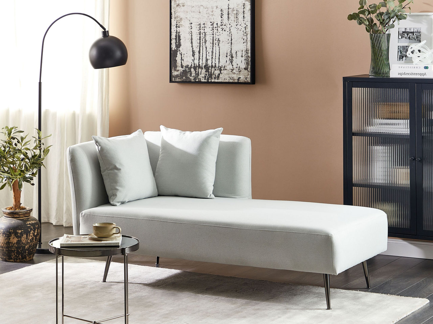 Chaiselongue mintgrün linksseitig RIOM