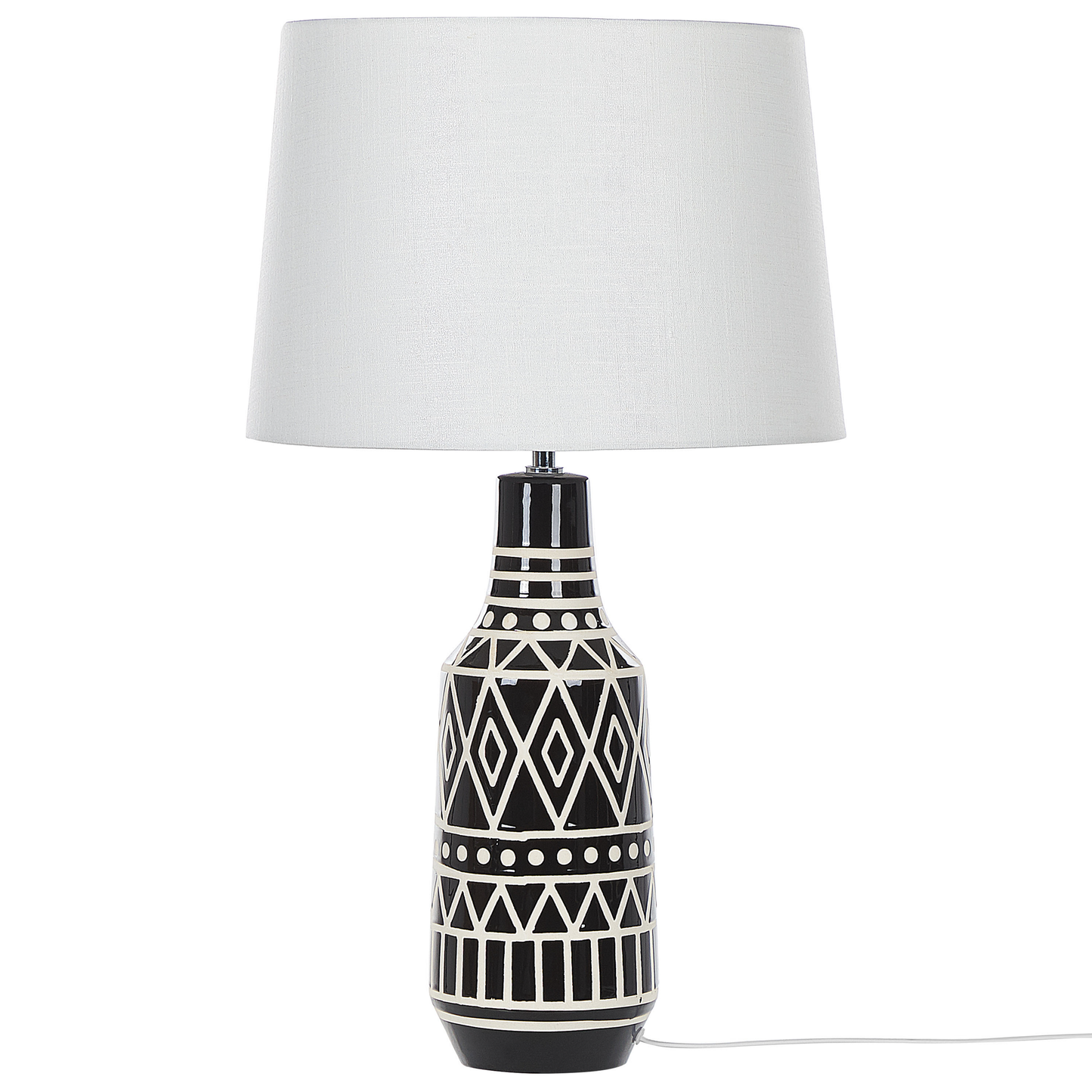 Tischleuchte SHEBELLE Keramik Schwarz