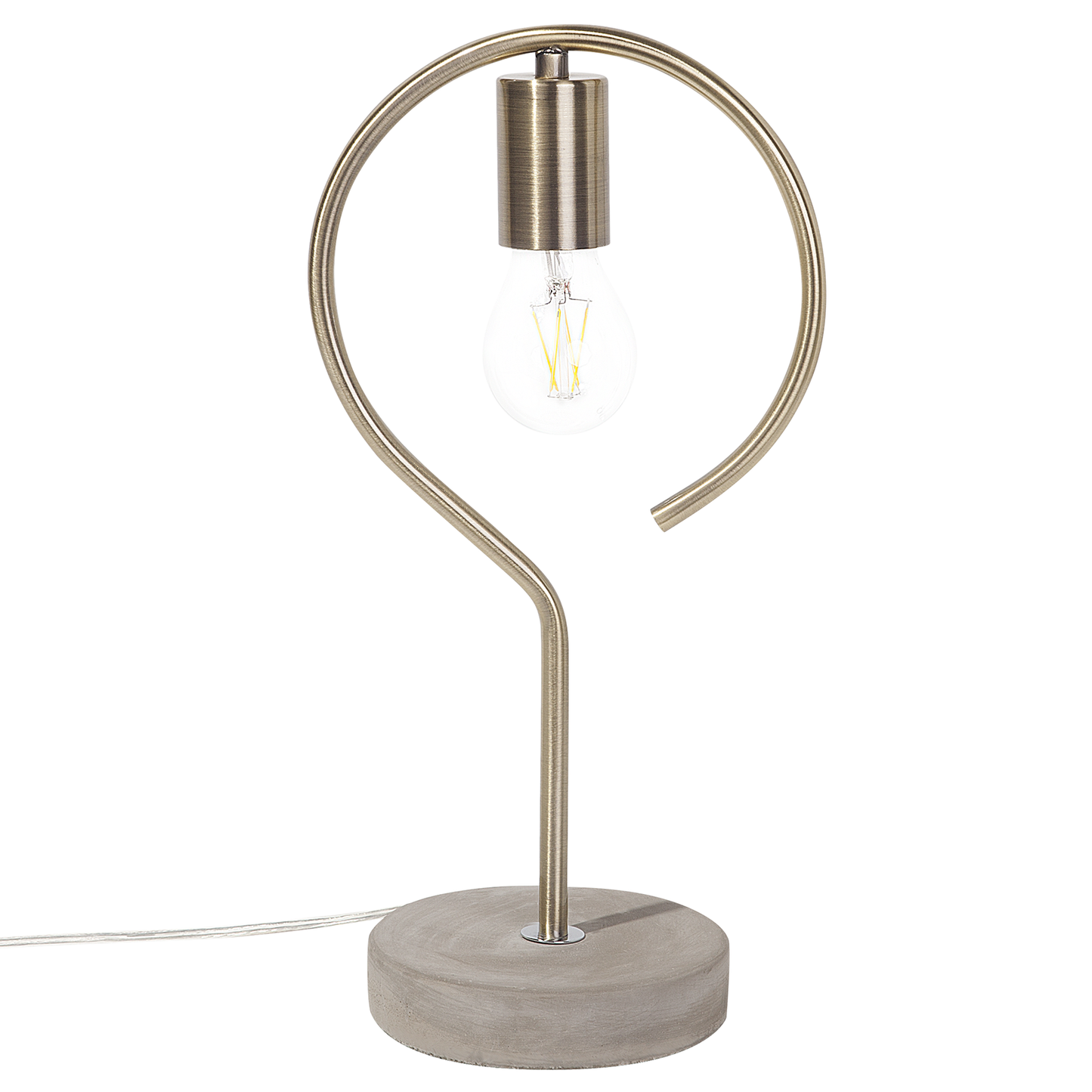 Tischleuchte JUCAR Metall Messing