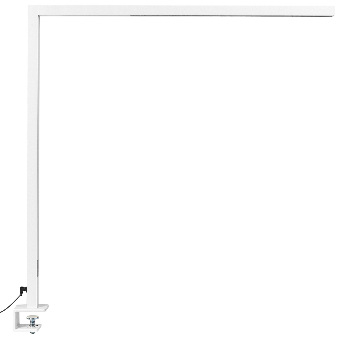 LED Schreibtischlampe klemmbar OCTANT mit Bewegungsmelder Metall Weiss