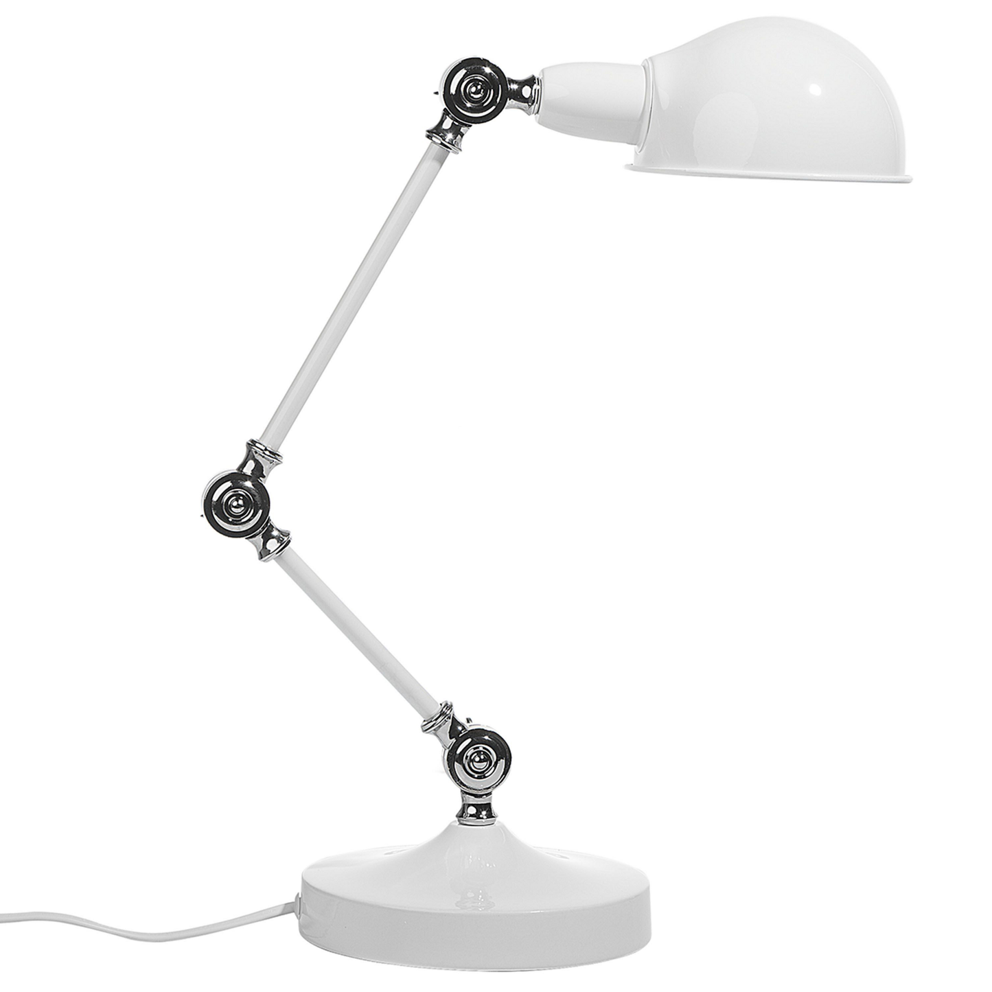Schreibtischlampe schneeweiss 61 cm rund CABRIS