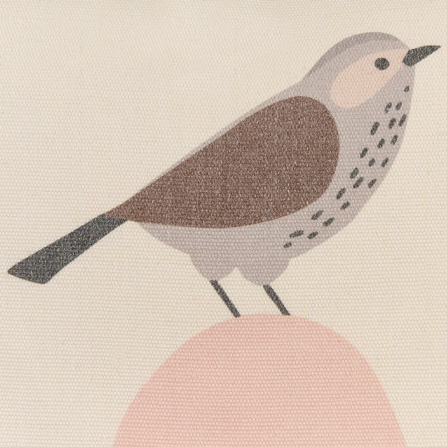 Dekokissen WATTLE 60 x 60 cm Hellbeige Tiermuster