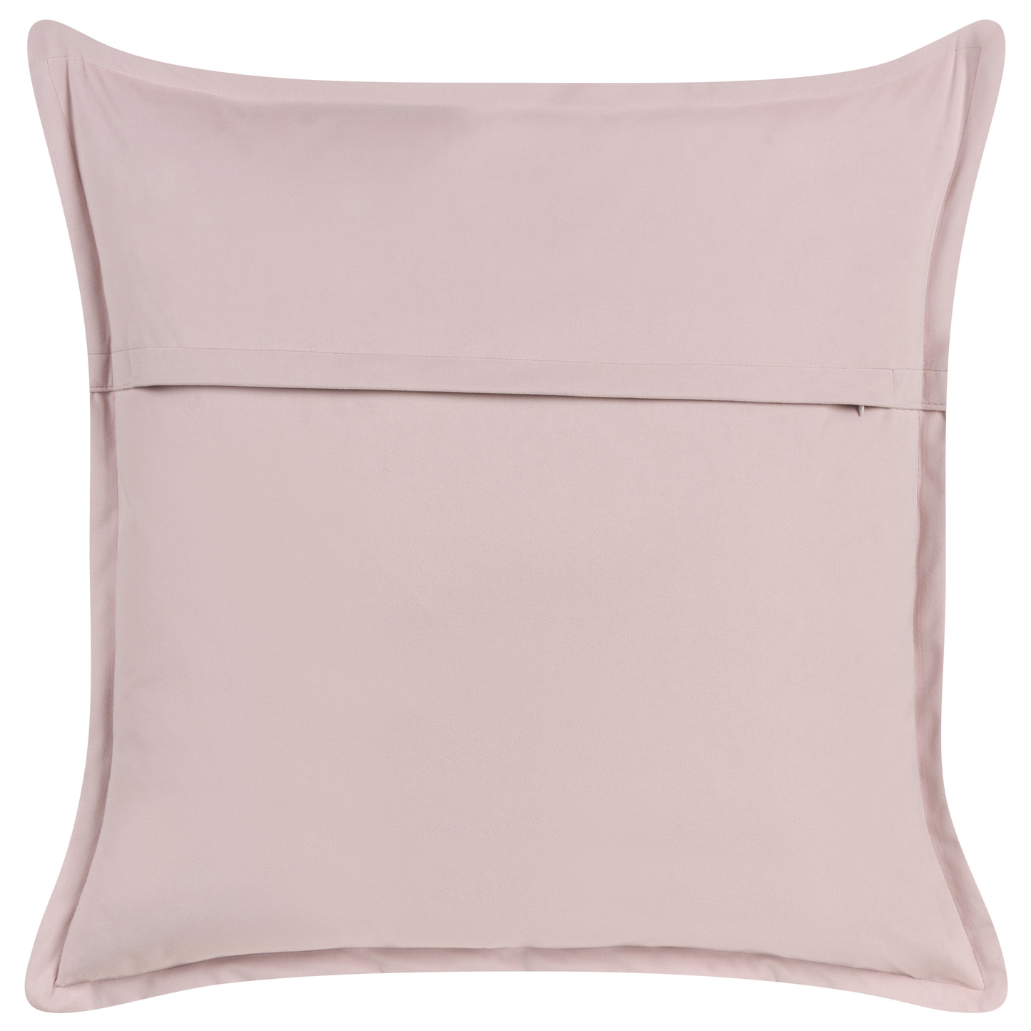 Dekokissen 2er Set EUSTOMA Samtstoff 60 x 60 cm Rosa Ohne Muster