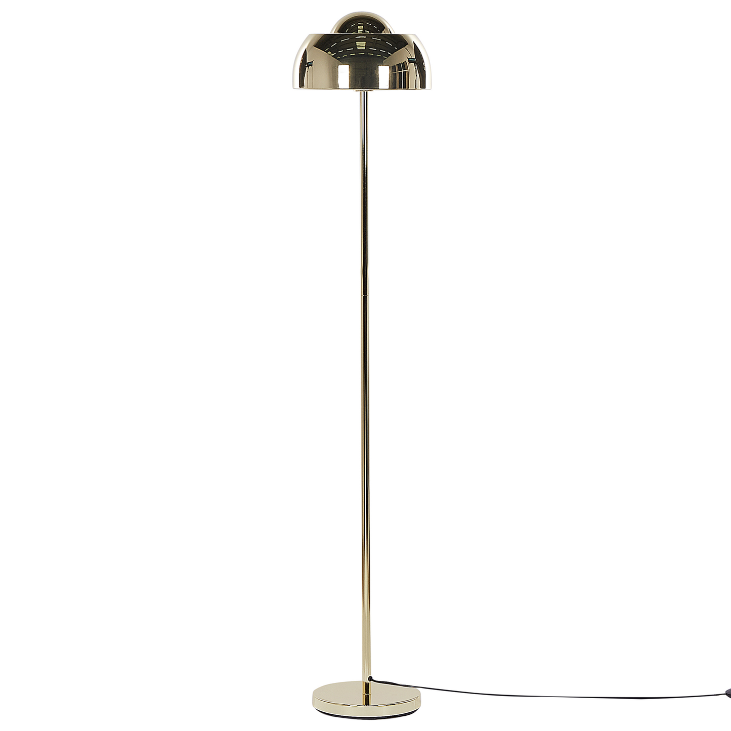 Stehlampe Metall gold glänzend 148 cm rund SENETTE