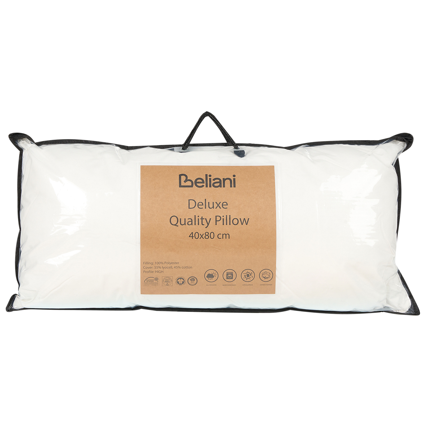 Kopfkissen Polyester hoch 40 x 80 cm TRIGLAV