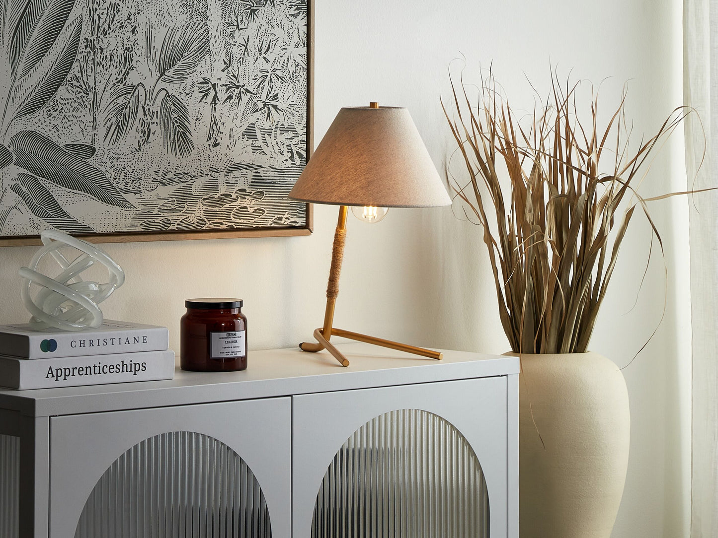 Tischleuchte FLEMING Metall Gold