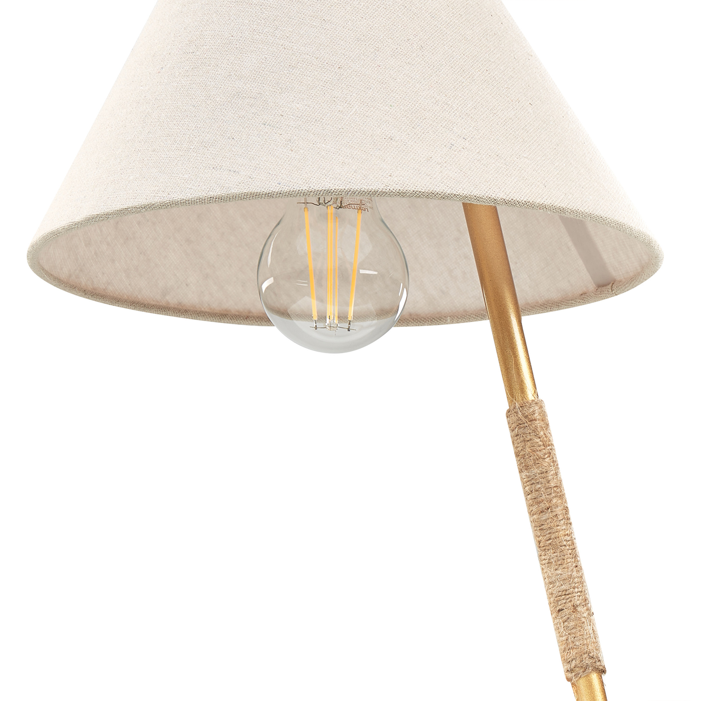 Tischleuchte FLEMING Metall Gold