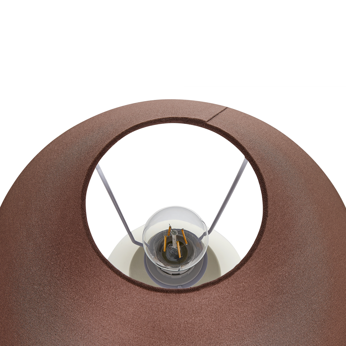 Tischleuchte RODEIRO Keramik Hellbeige