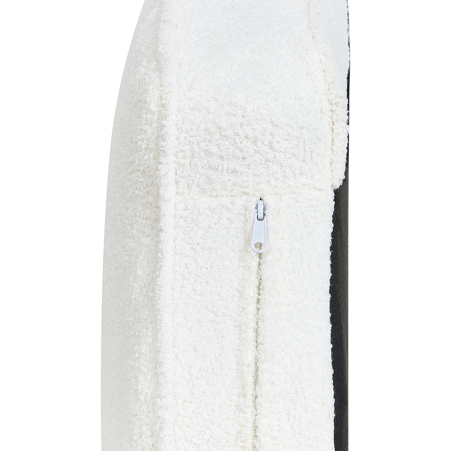 Chaiselongue Bouclé cremeweiss rechtsseitig ALLIER