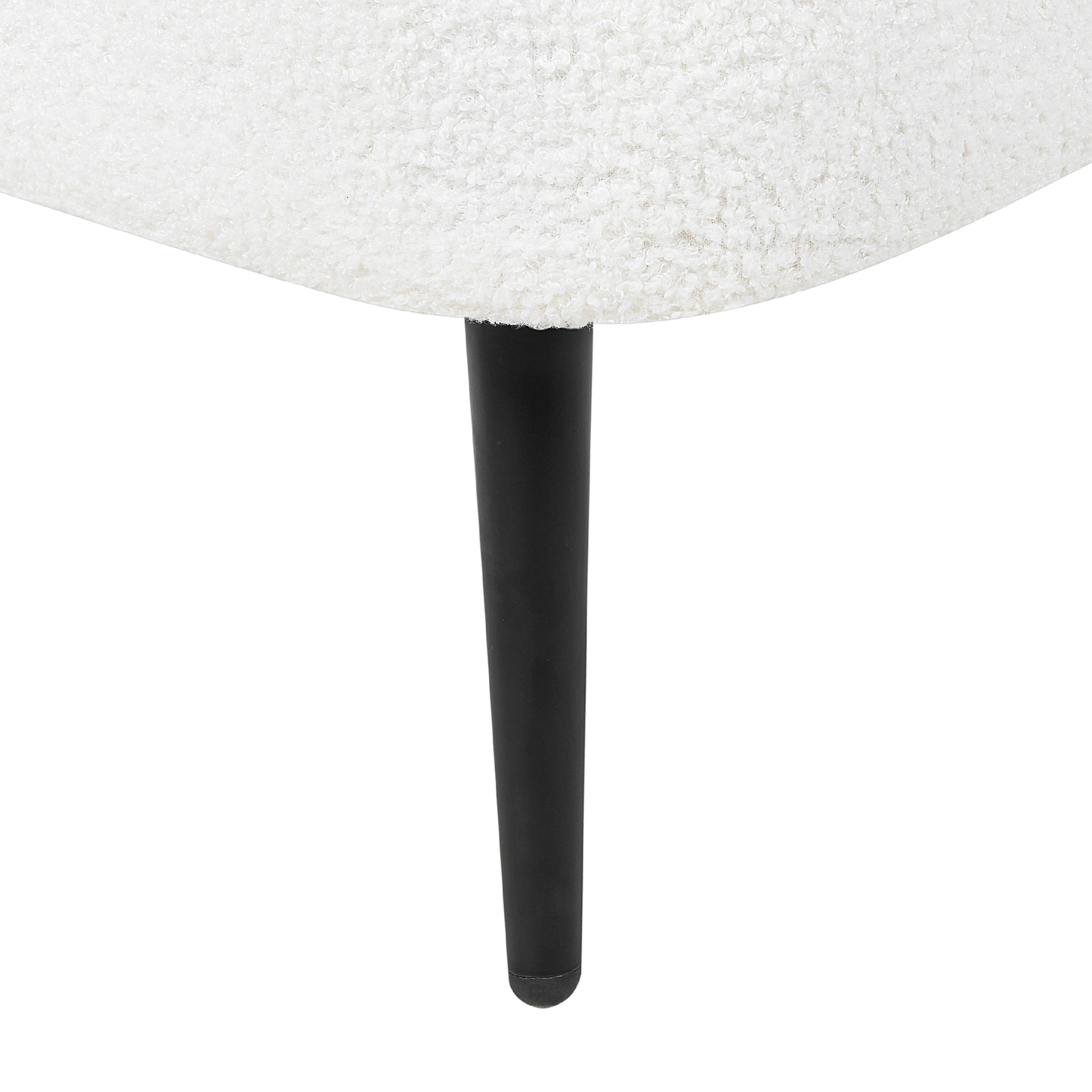 Chaiselongue Bouclé cremeweiss rechtsseitig ALLIER