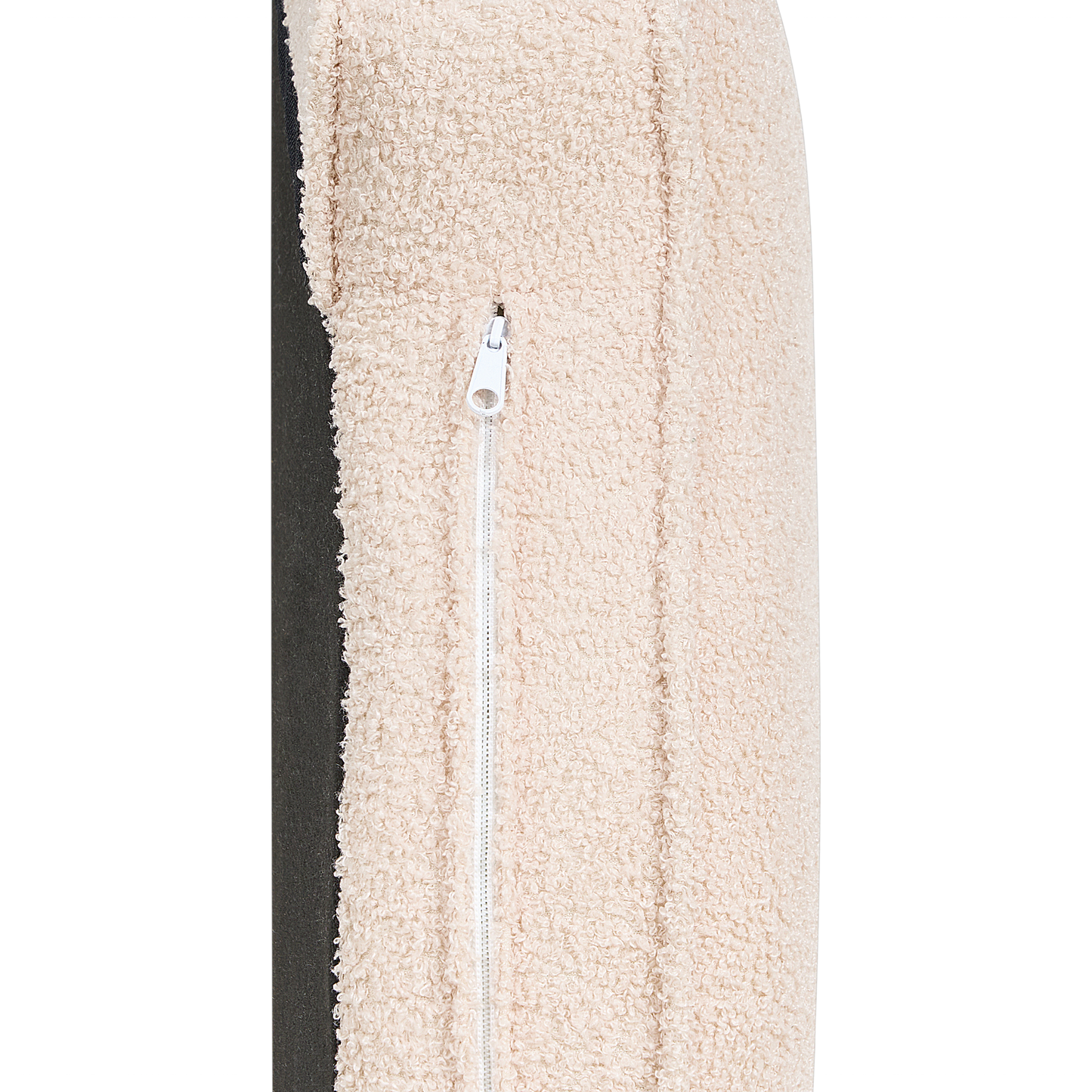 Chaiselongue Bouclé hellbeige linksseitig ALLIER