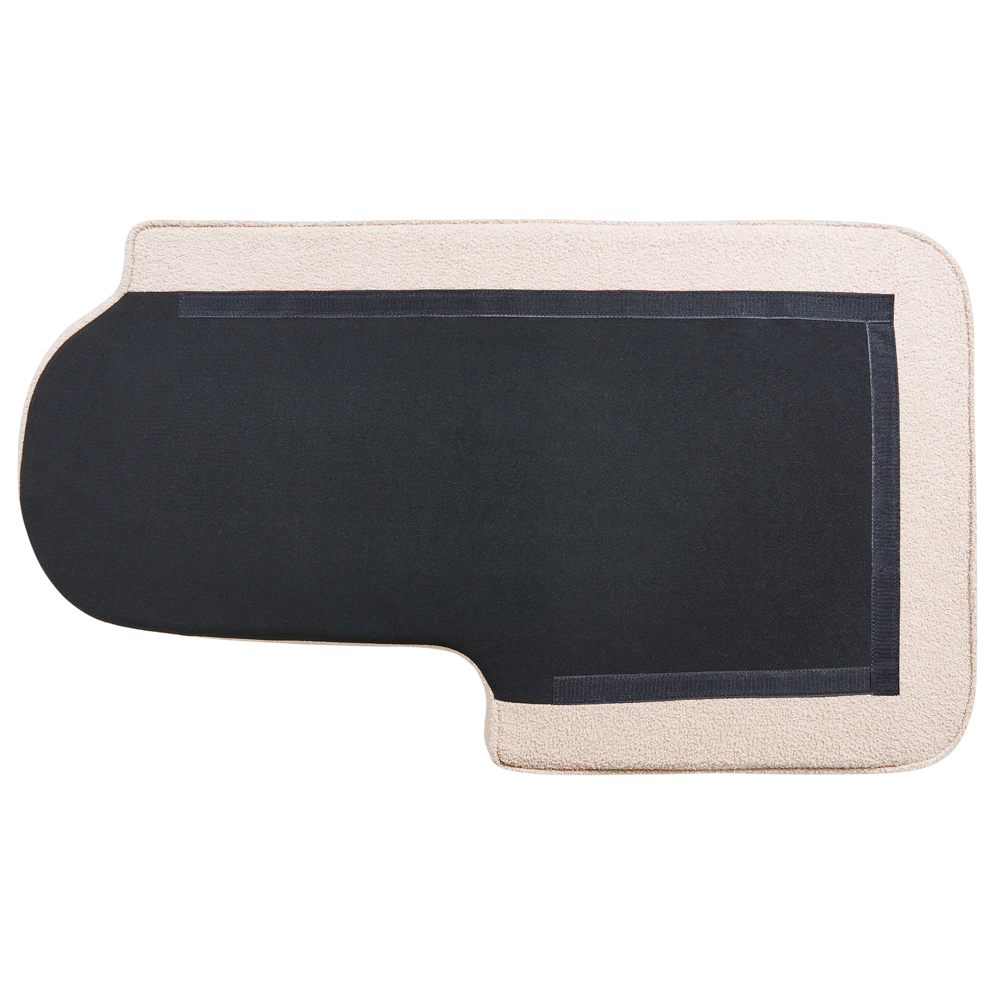 Chaiselongue Bouclé hellbeige linksseitig ALLIER
