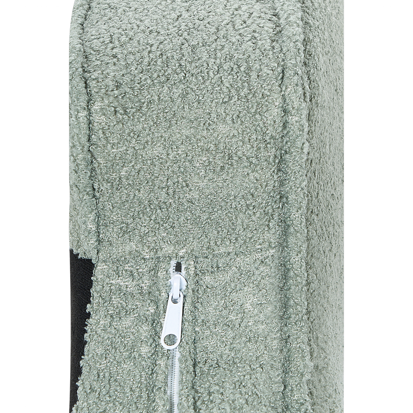 Chaiselongue Bouclé grün rechtsseitig ALLIER