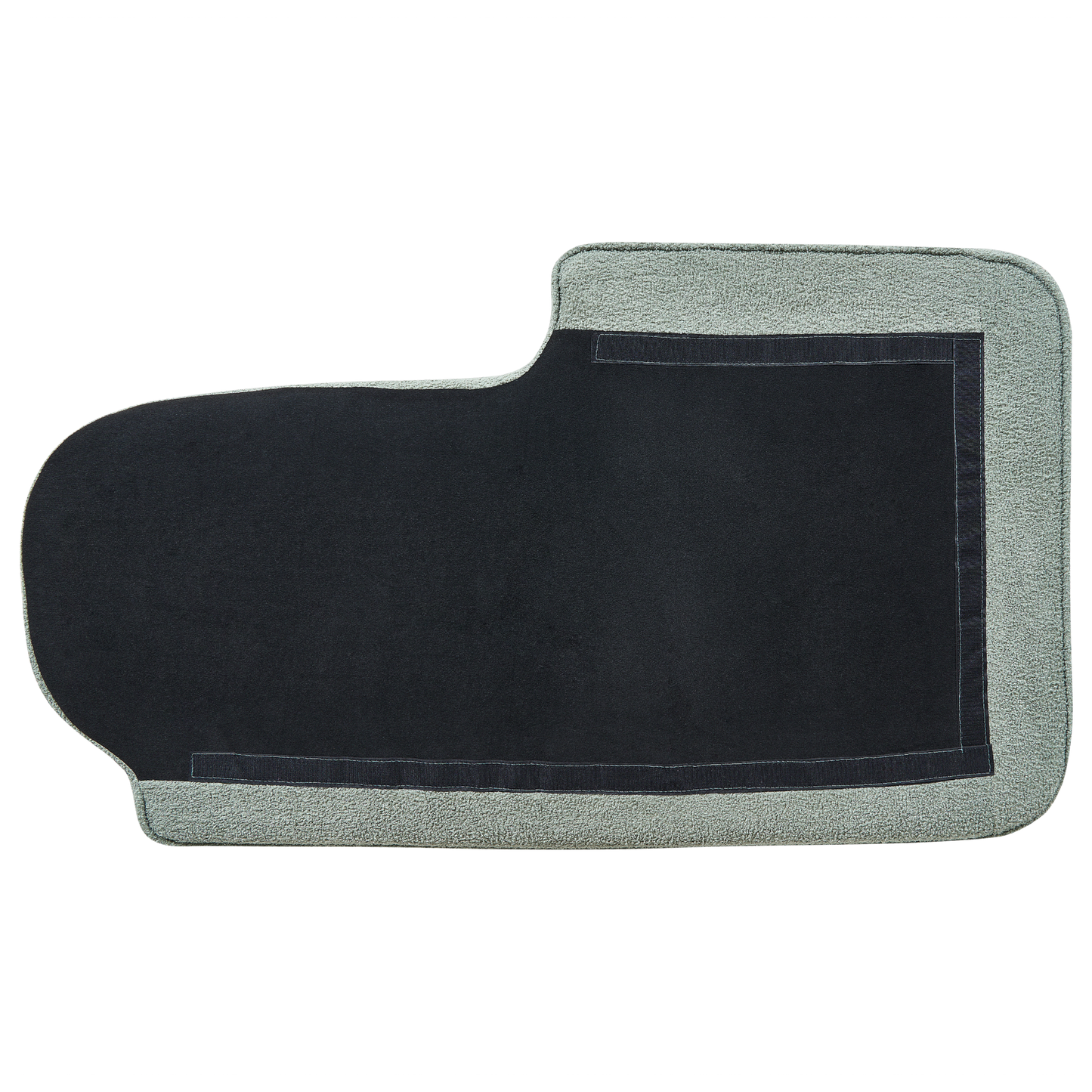 Chaiselongue Bouclé grün rechtsseitig ALLIER