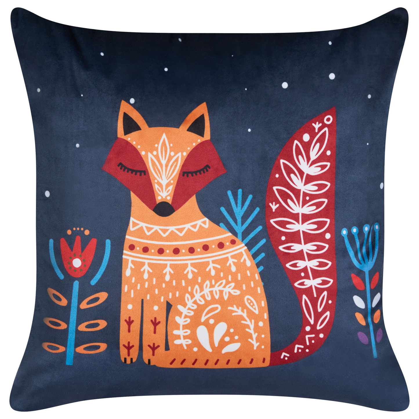 Dekokissen Samt dunkelblau 45 x 45 cm 2er Set FIRESPIKE