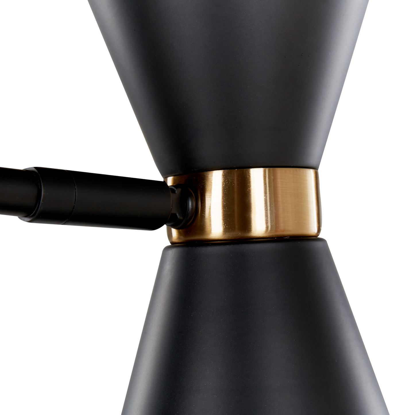 Stehlampe MELAWI Metall Schwarz