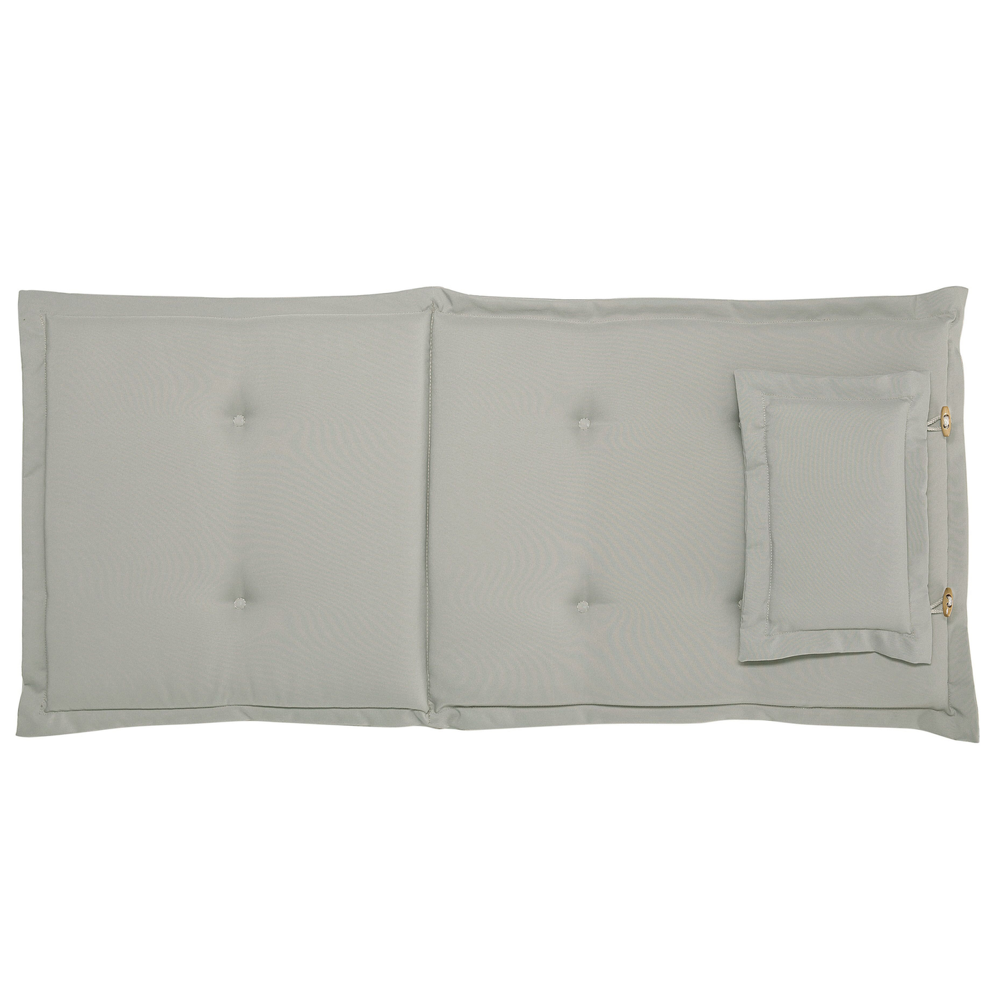 Set mit 2 Stühlen und Sitzkissen AMANTEA Akazienholz Taupe