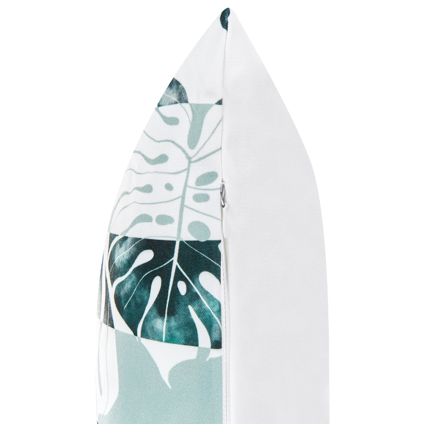 Gartenkissen 2er Set TERMINI Pflanzenmuster 40 x 60 cm Grün