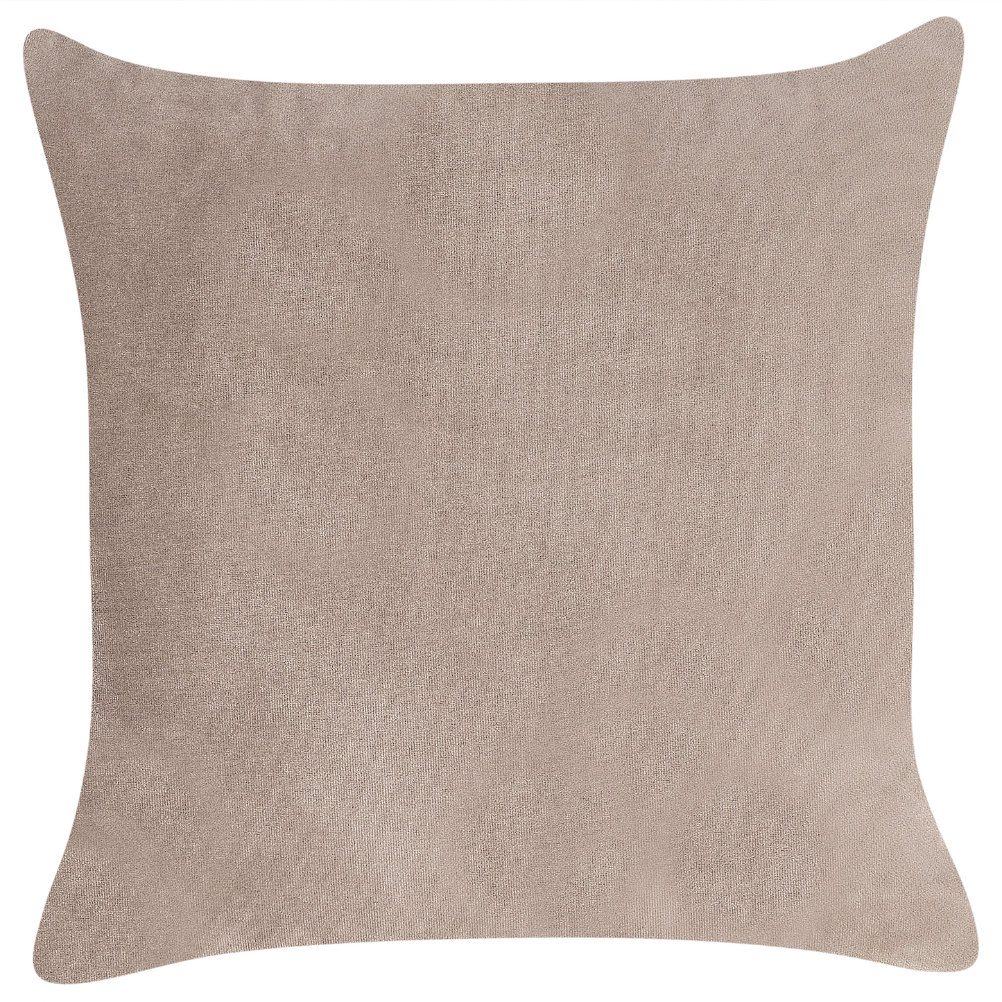 Chaiselongue Samtstoff taupe linksseitig CHAUMONT