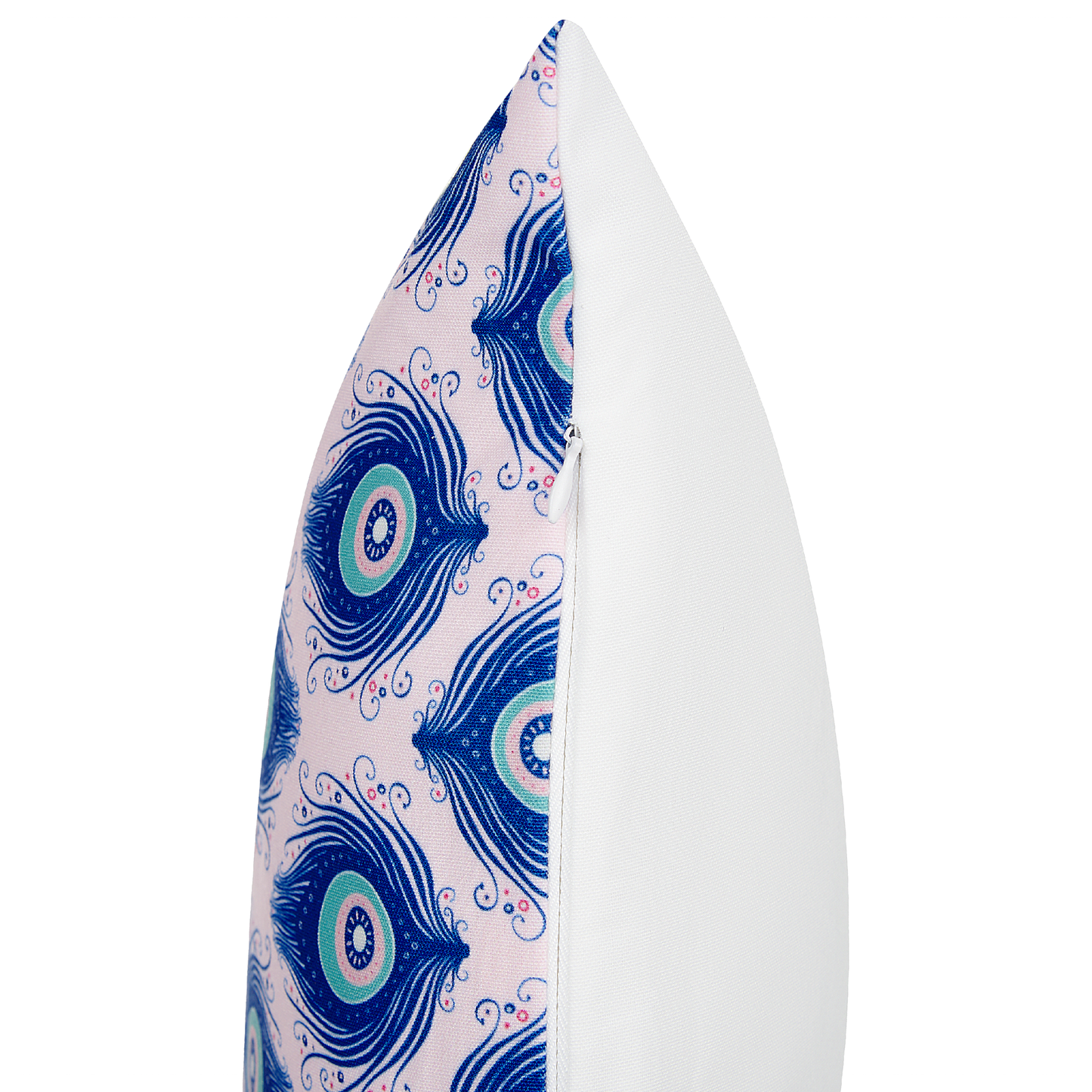 Gartenkissen 2er Set CERIANA Tiermuster 40 x 60 cm Blau