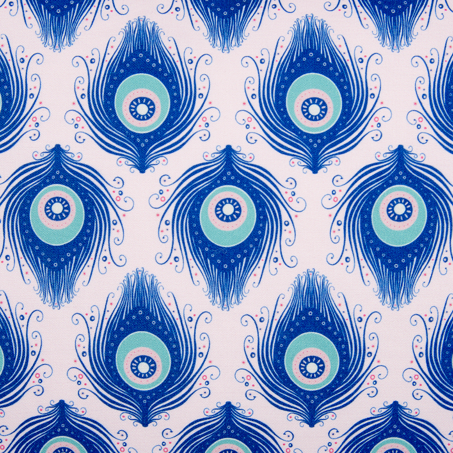 Gartenkissen 2er Set CERIANA Tiermuster 40 x 60 cm Blau