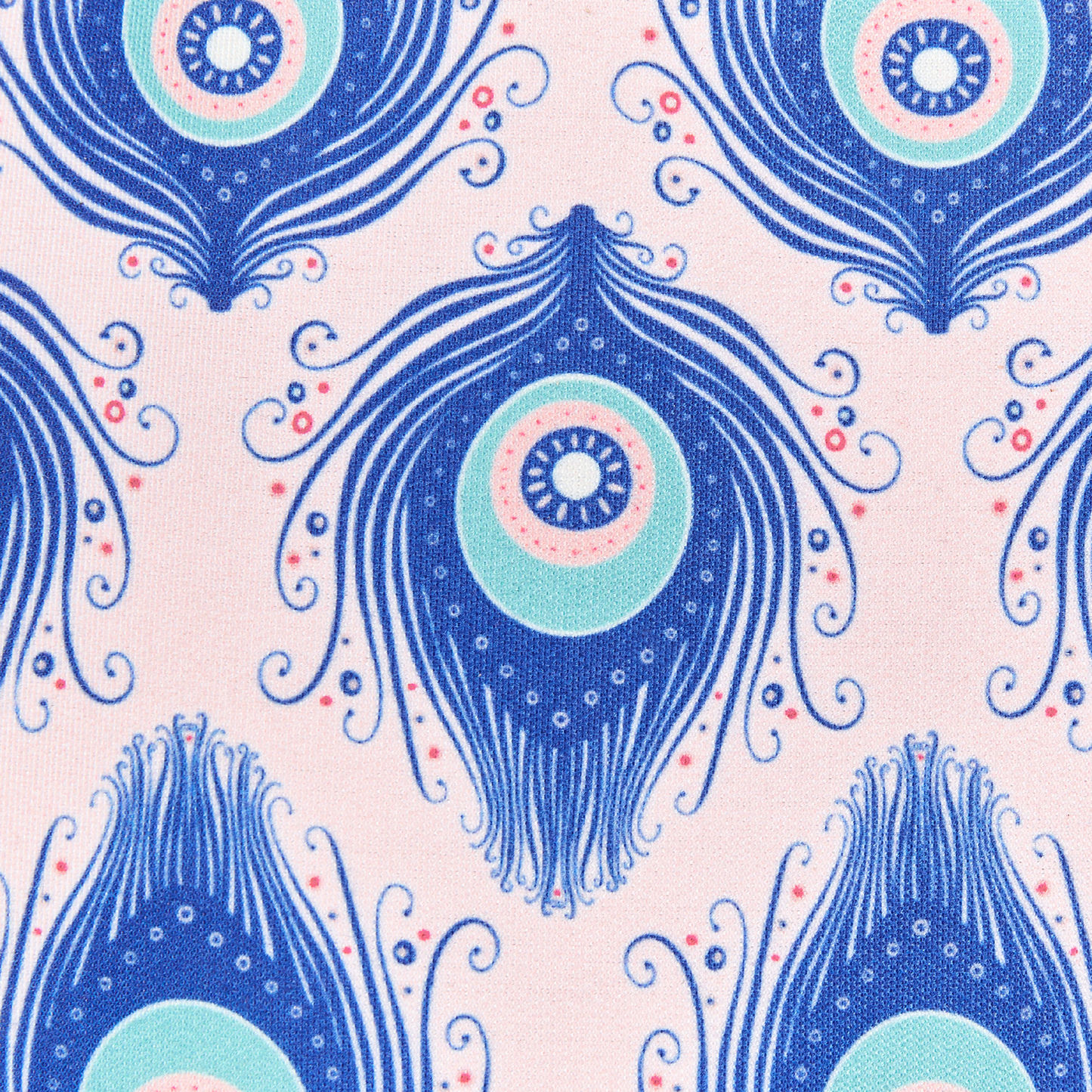 Gartenkissen 2er Set CERIANA Tiermuster 45 x 45 cm Blau