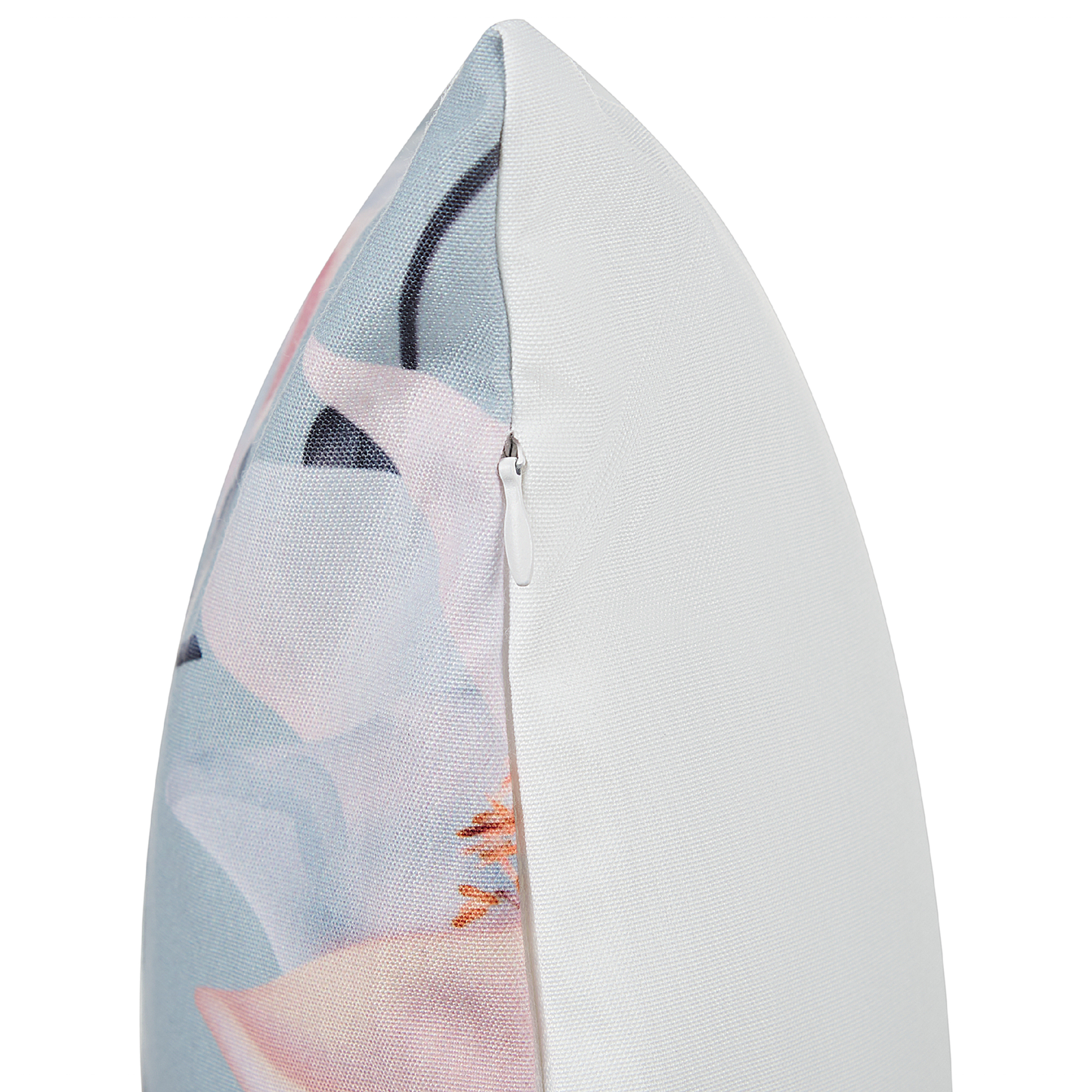 Gartenkissen 2er Set APRICALE Blumenmuster 45 x 45 cm Blau