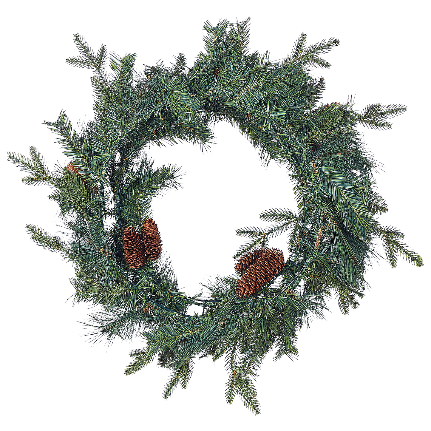 Dekokranz grün mit Zapfen ⌀ 60 cm KAMERUN