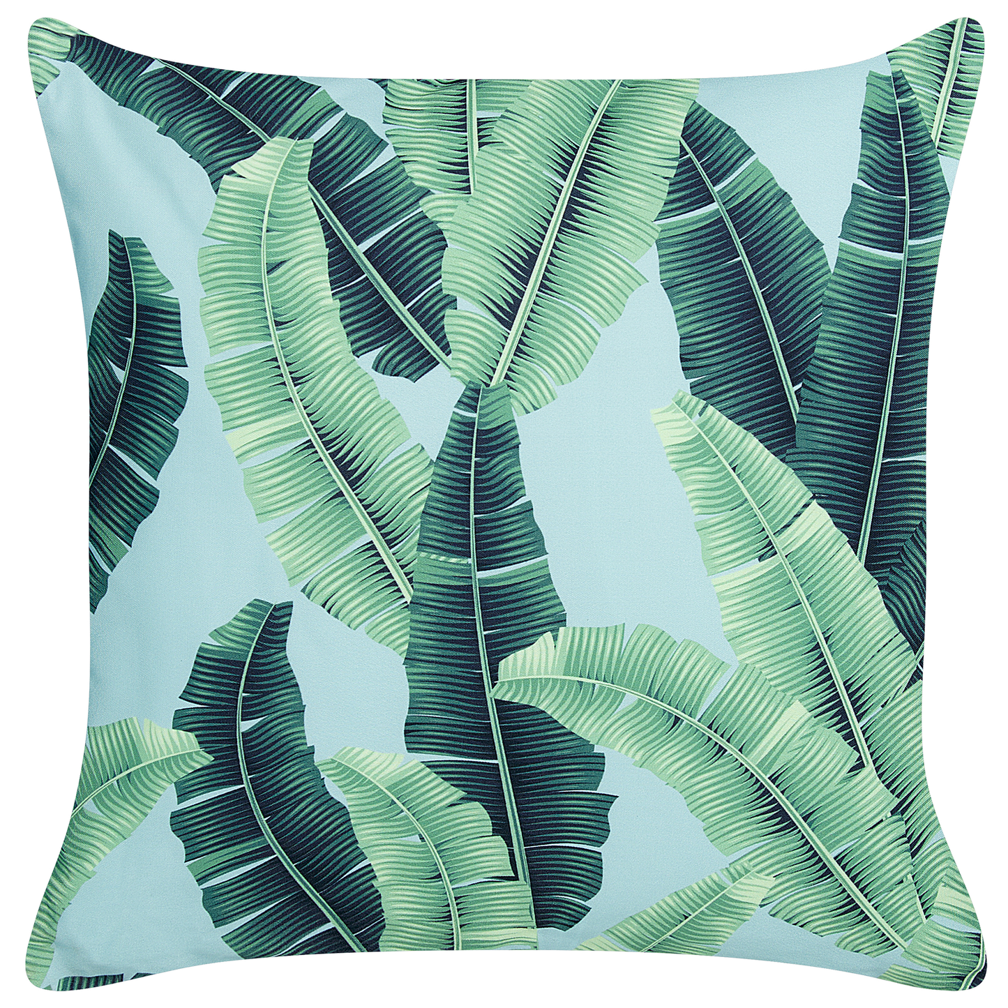 Gartenkissen 2er Set BOISSANO Pflanzenmuster 45 x 45 cm Grün