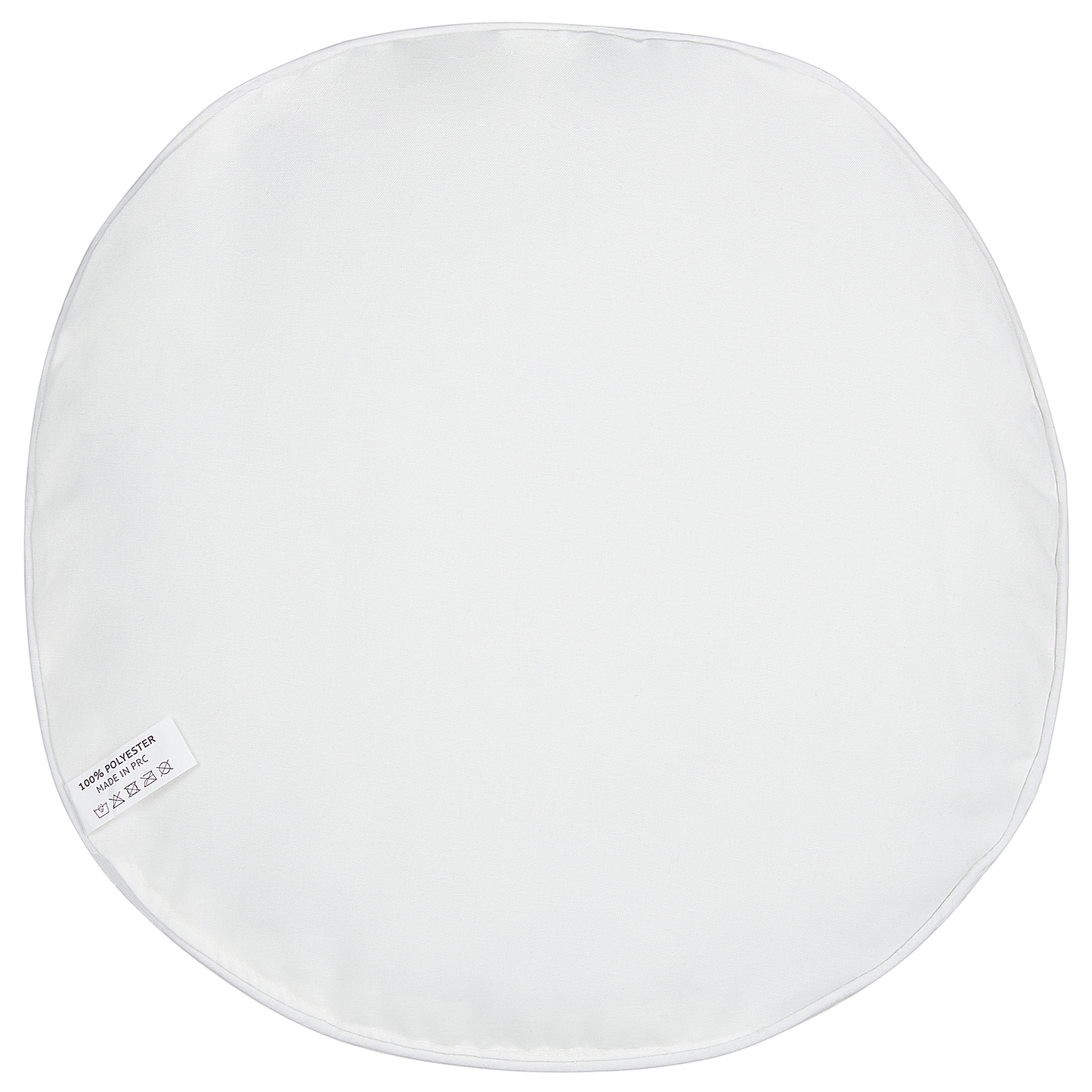 Gartenkissen 2er Set TORBORA Pflanzenmuster 40 x 40 cm Weiss Blau