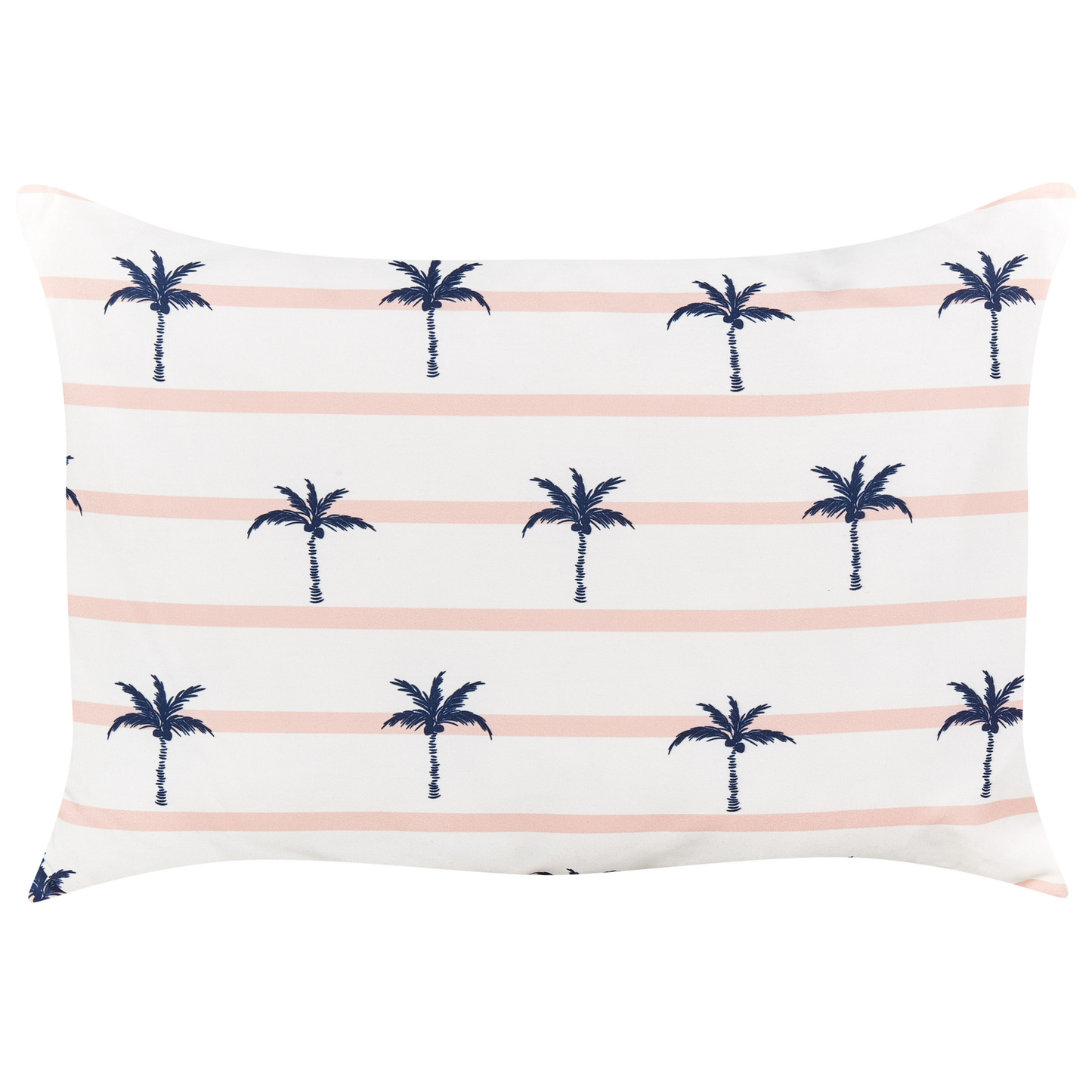 Gartenkissen 2er Set MOLTEDO Streifenmuster 40 x 60 cm Weiss