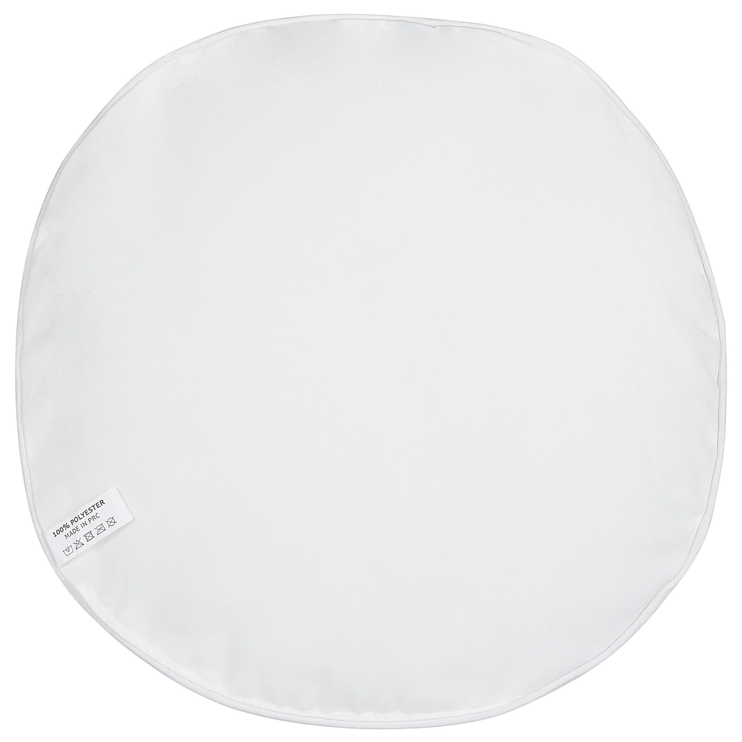 Gartenkissen 2er Set MOLTEDO Streifenmuster 40 x 40 cm Weiss