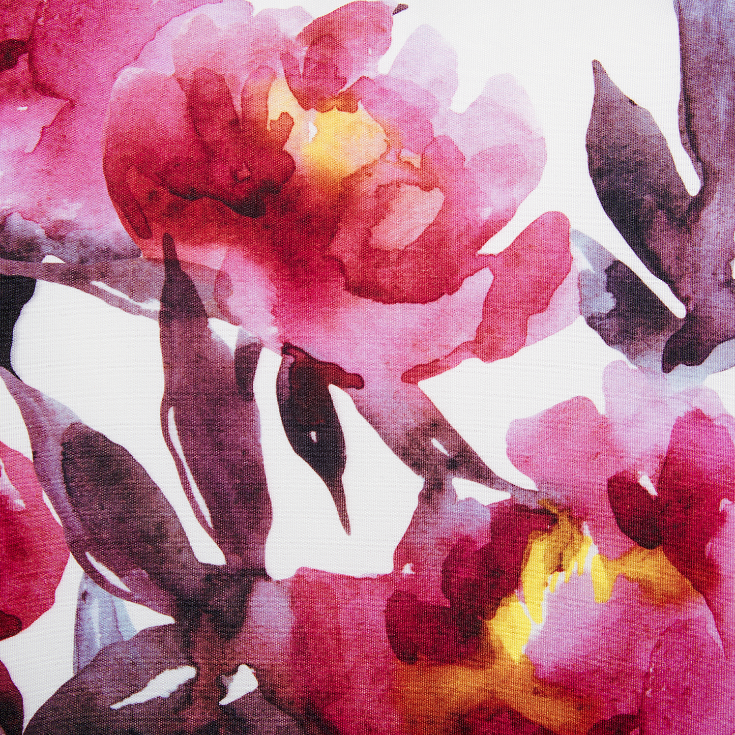 Gartenkissen 2er Set LANROSSO Blumenmuster 40 x 40 cm Rosa