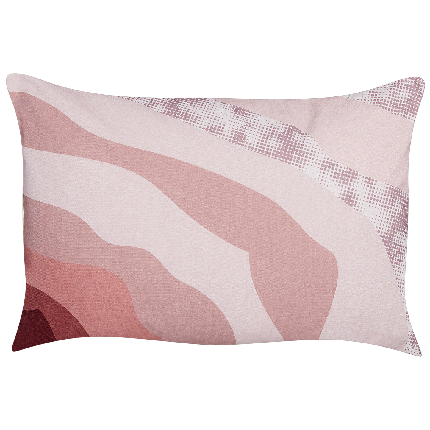 Gartenkissen 2er Set CAMPEI Abstraktes Muster 40 x 60 cm Rosa