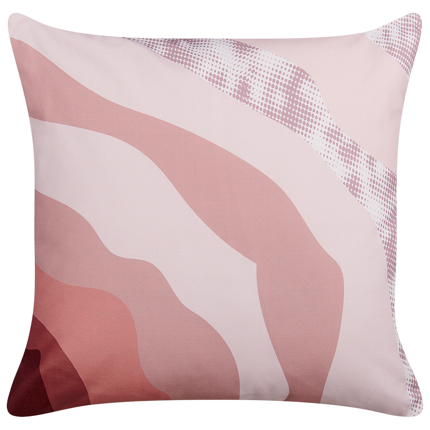 Gartenkissen 2er Set CAMPEI Abstraktes Muster 45 x 45 cm Rosa