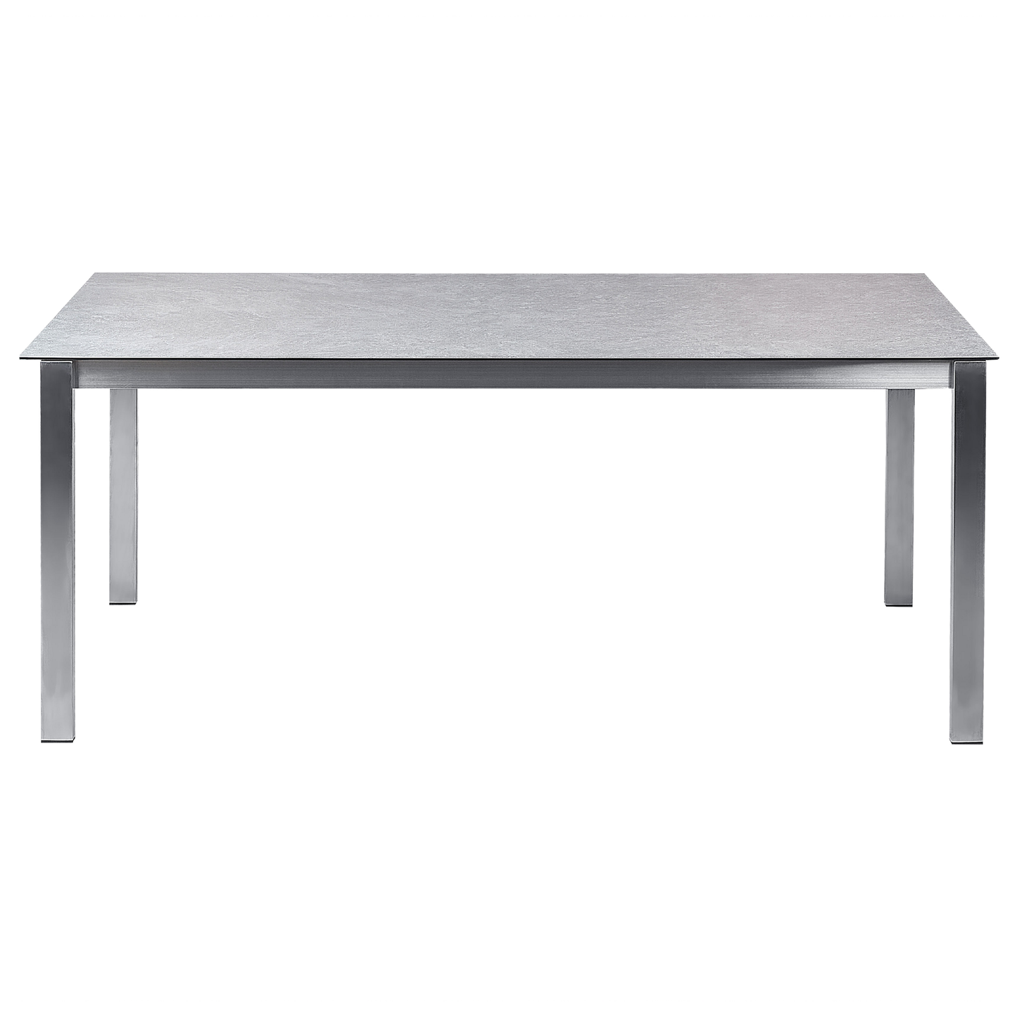 Gartenmöbel Set 6-Sitzer COSOLETO/GROSSETO Sicherheitsglas Marmor Optik Grau