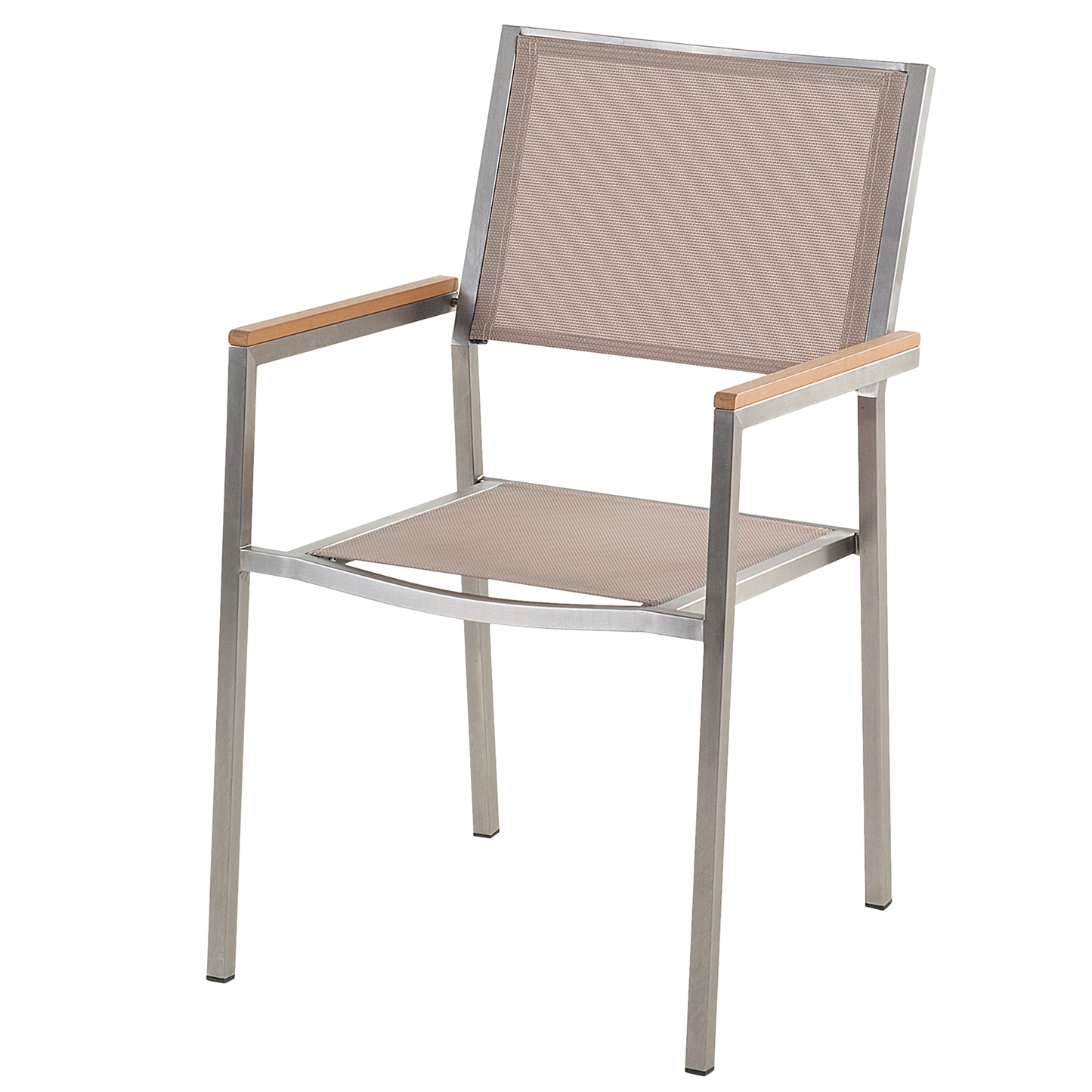 Gartenmöbel Set 4-Sitzer COSOLETO/GROSSETO Sicherheitsglas Marmor Optik Weiss / Beige