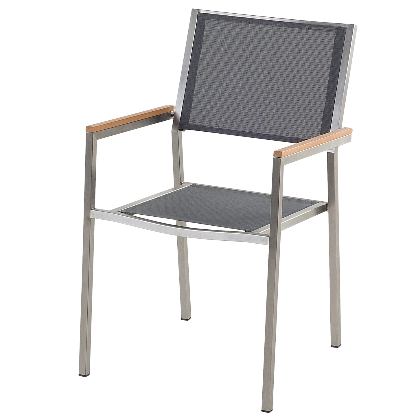 Gartenmöbel Set 6-Sitzer COSOLETO/GROSSETO Sicherheitsglas Marmor Optik Grau