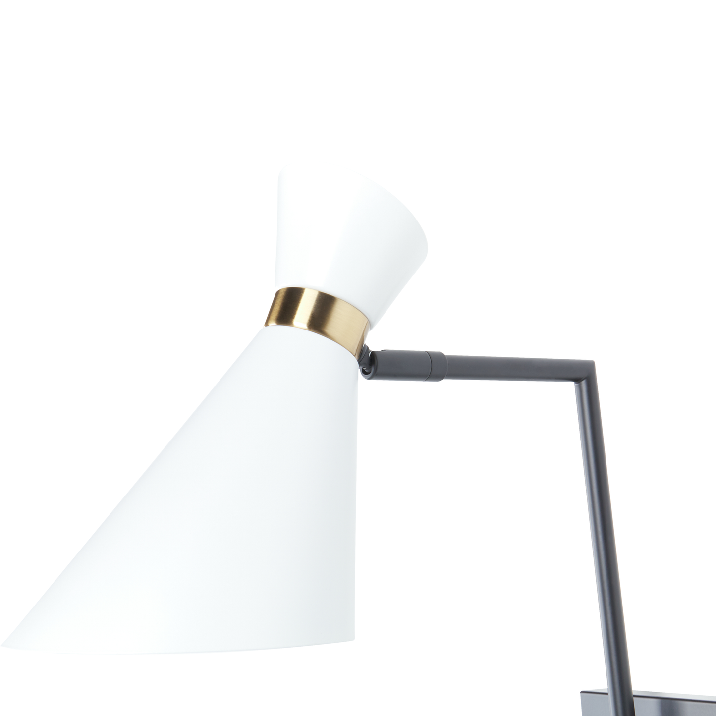 Wandlampe MELAWI verstellbar Metall Weiss