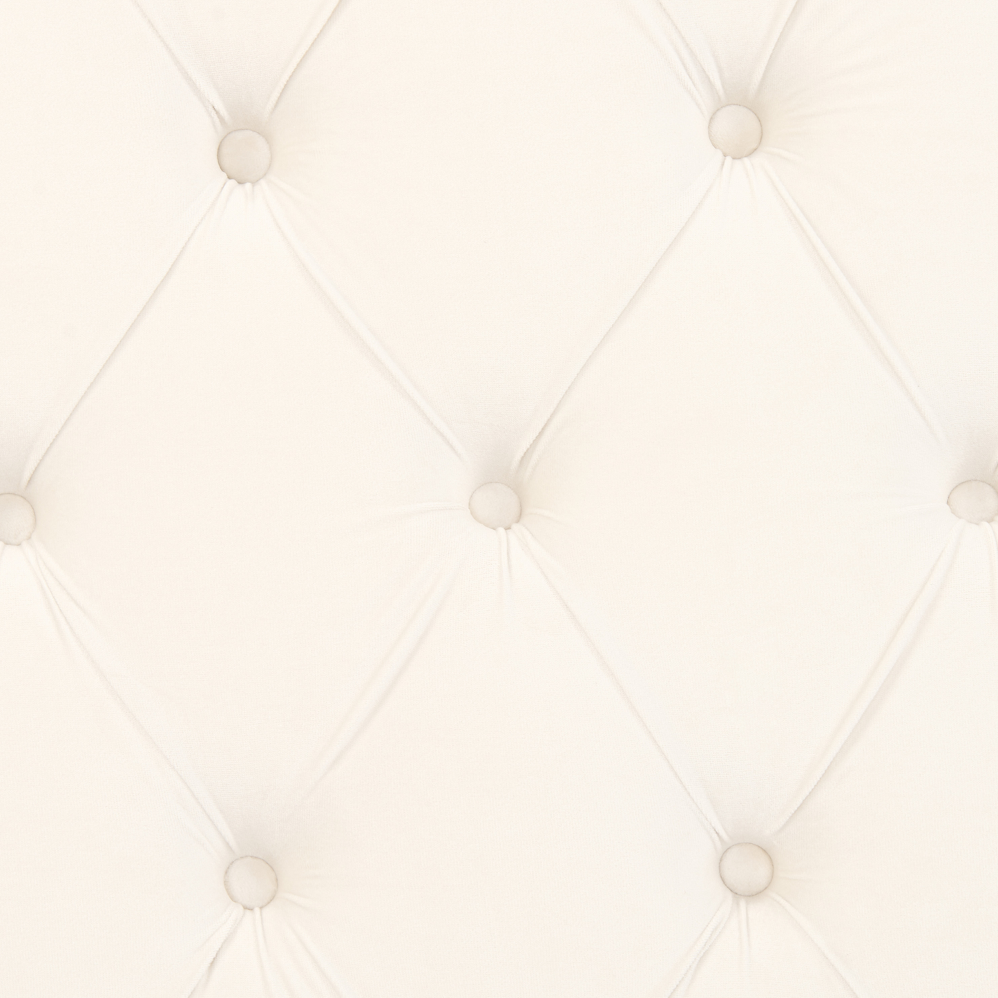 Polsterbett Samtstoff cremeweiss Lattenrost 140 x 200 cm LUBBON