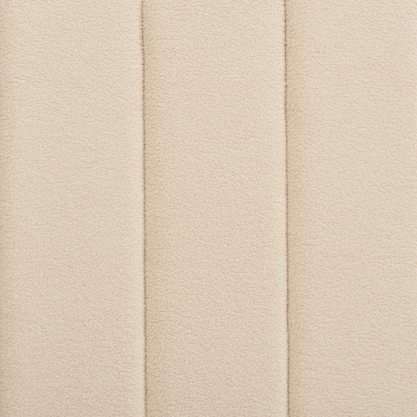 Bett mit Lattenrost Bouclé VILLETTE 140 x 200 cm Beige