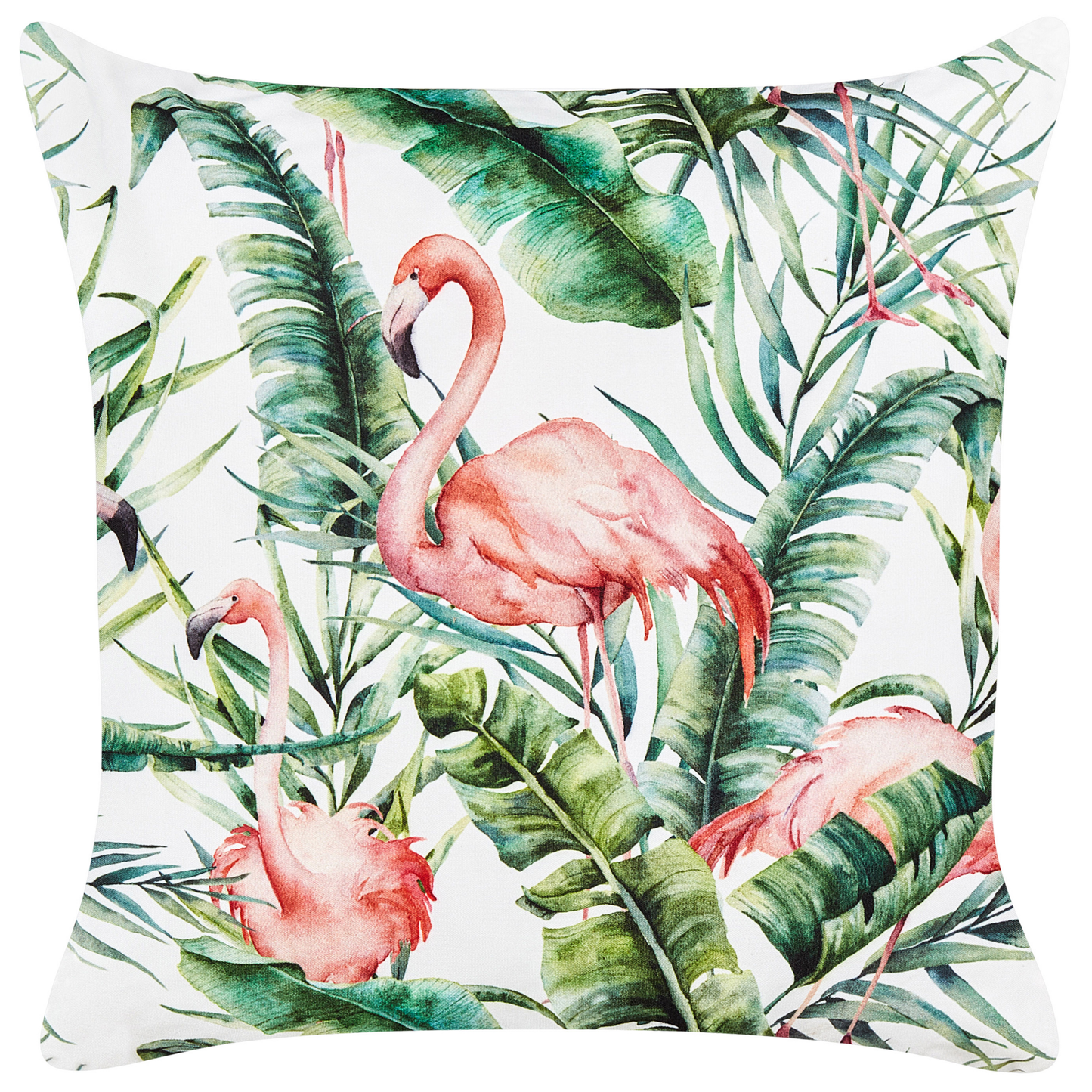 Gartenkissen 2er Set ELLERA Tiermuster 45 x 45 cm Grün