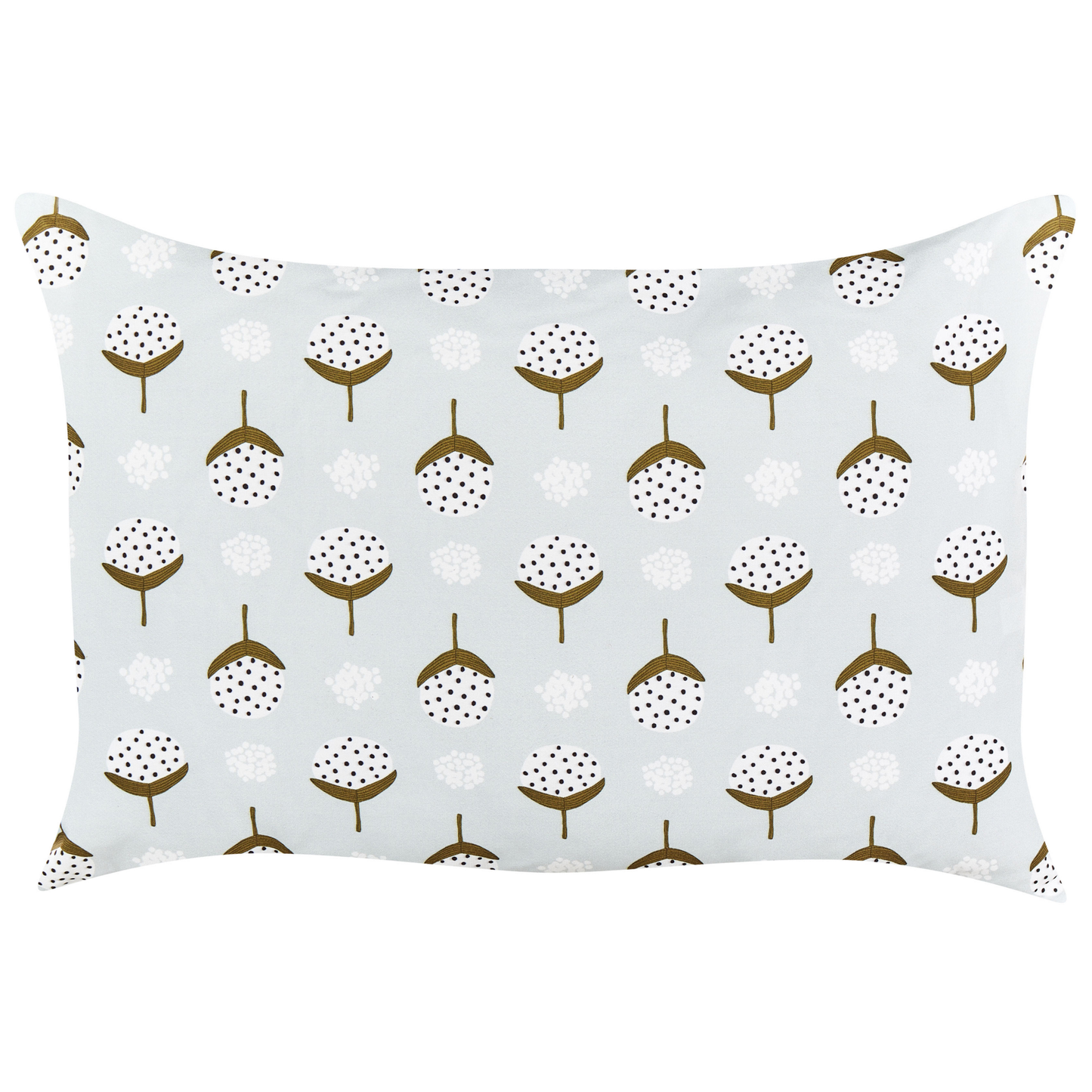 Gartenkissen 2er Set CUNEO Geometrisches Muster 40 x 60 cm Grün