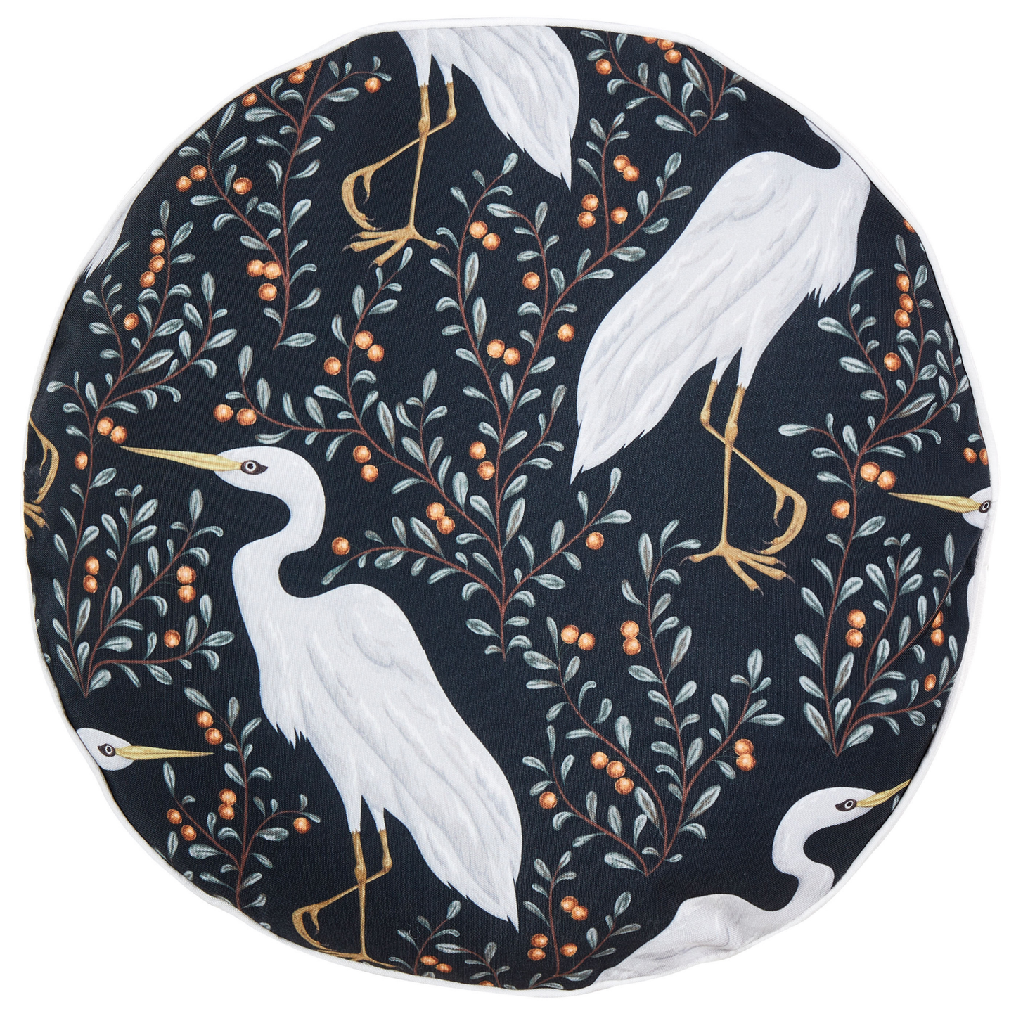 Gartenkissen 2er Set PIANAZZO Tiermuster 40 x 40 cm Schwarz