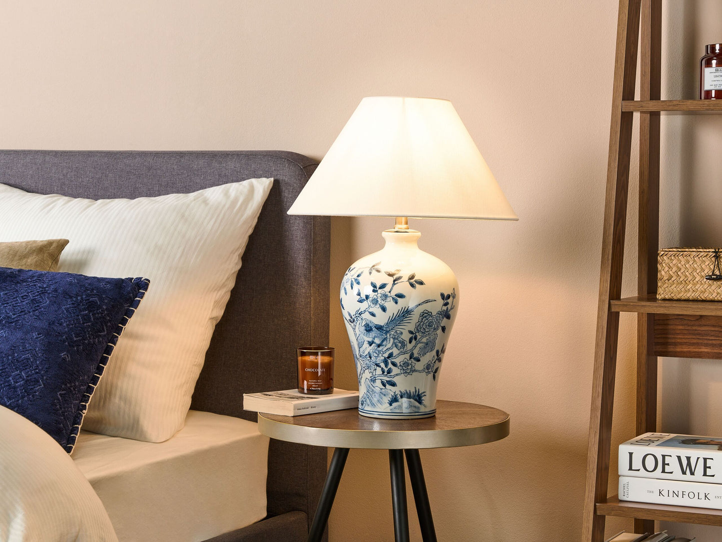 Tischleuchte MAGROS Porzellan Weiss