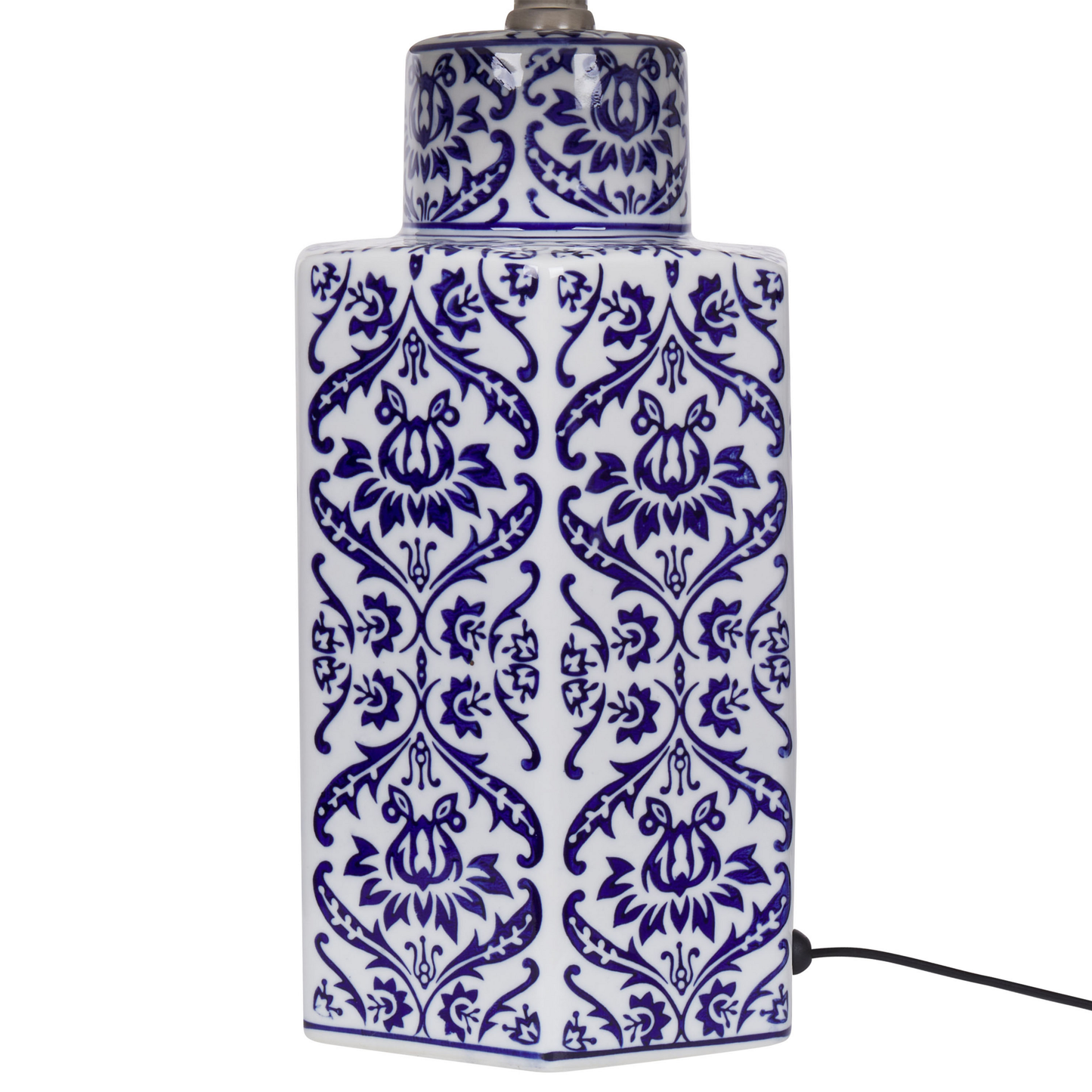Tischleuchte MARCELIN Porzellan Blau