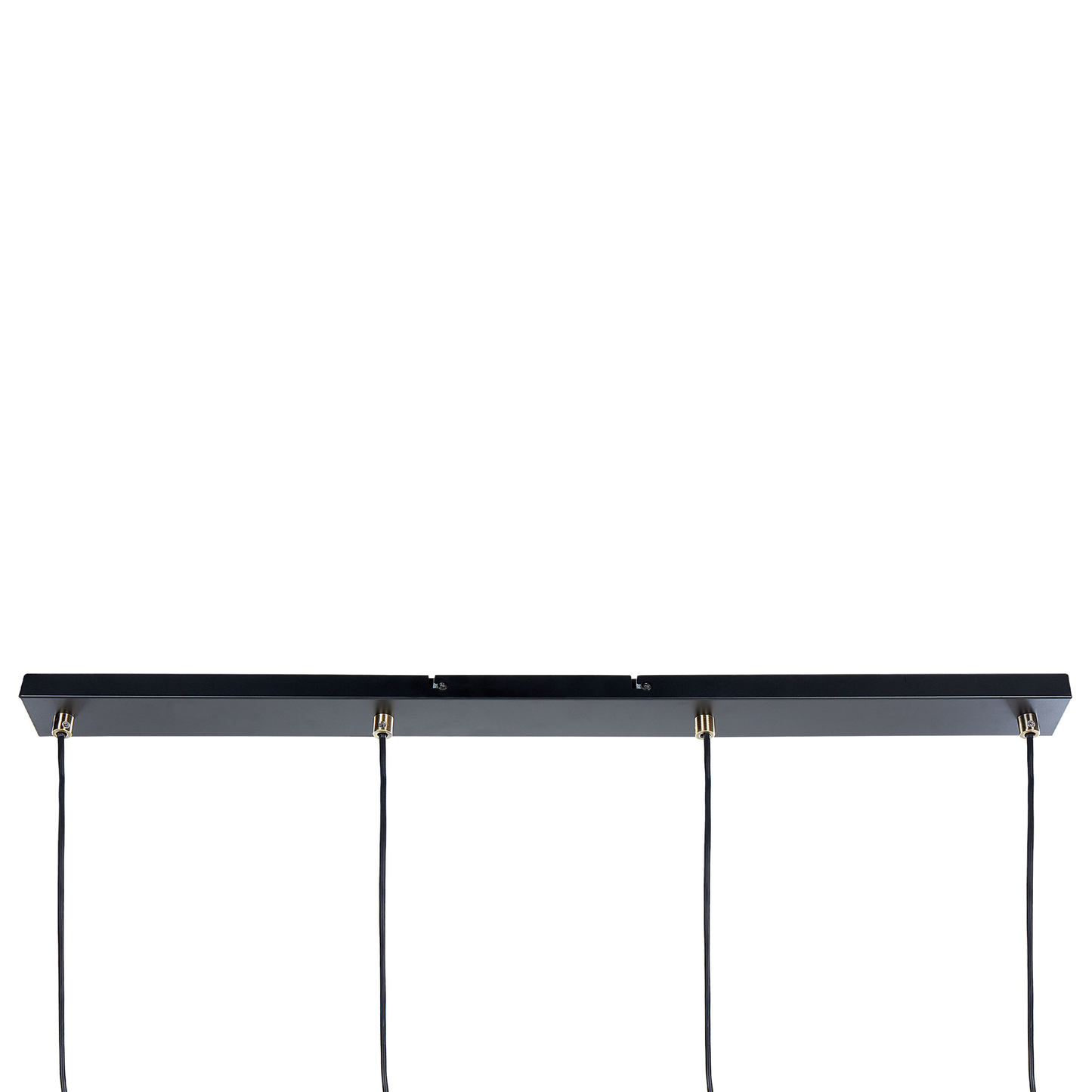 Hängelampe CAUDELO Metall Schwarz / Weiss