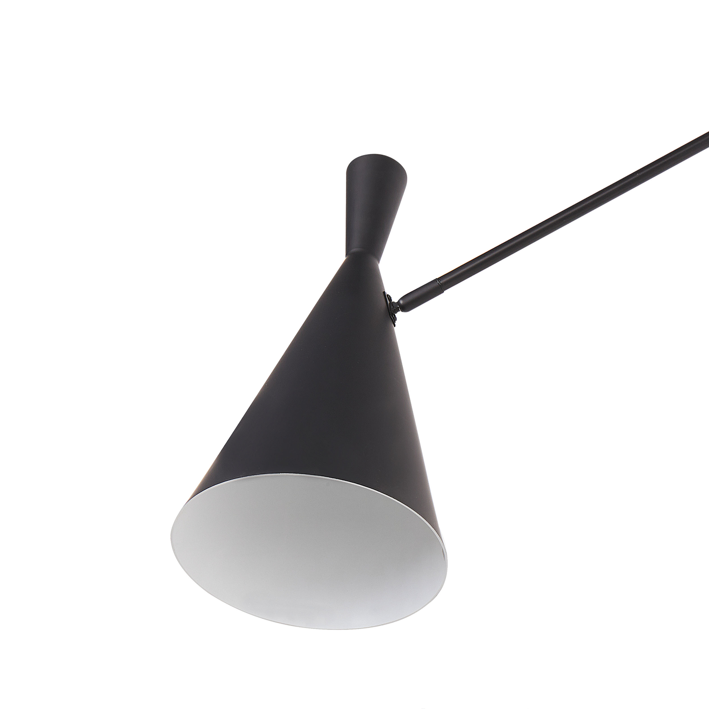 Wandlampe MARISA verstellbar Metall Schwarz